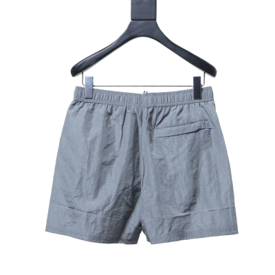 Stone Island Woven Badge Shorts Light Gray 02