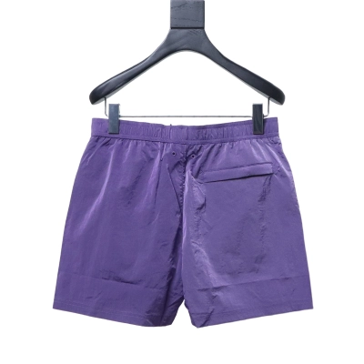 Stone Island Woven Badge Shorts Purple 02