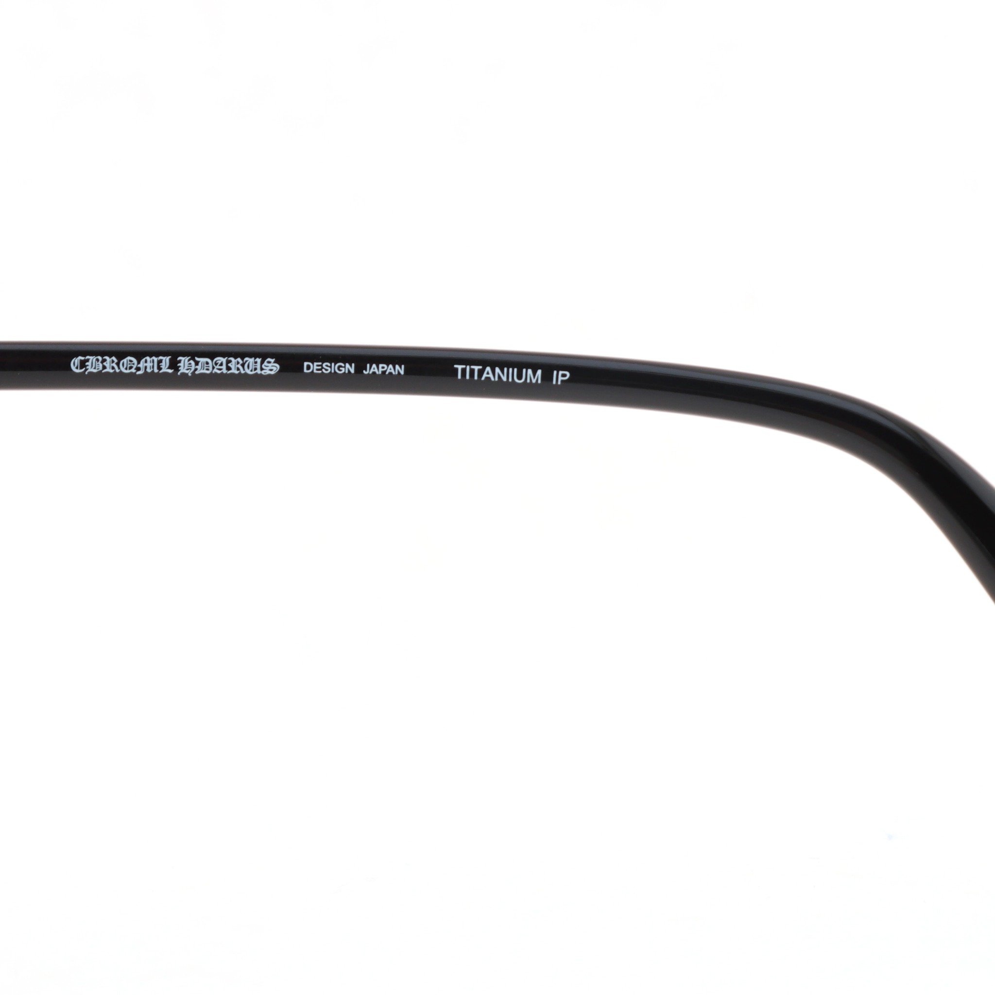 Chrome Hearts Vertical Smile-II Glasses Glod and Silver