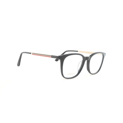 Gucci Acetate Red and Green Ribbon Optical Glasses / Black Frame 02