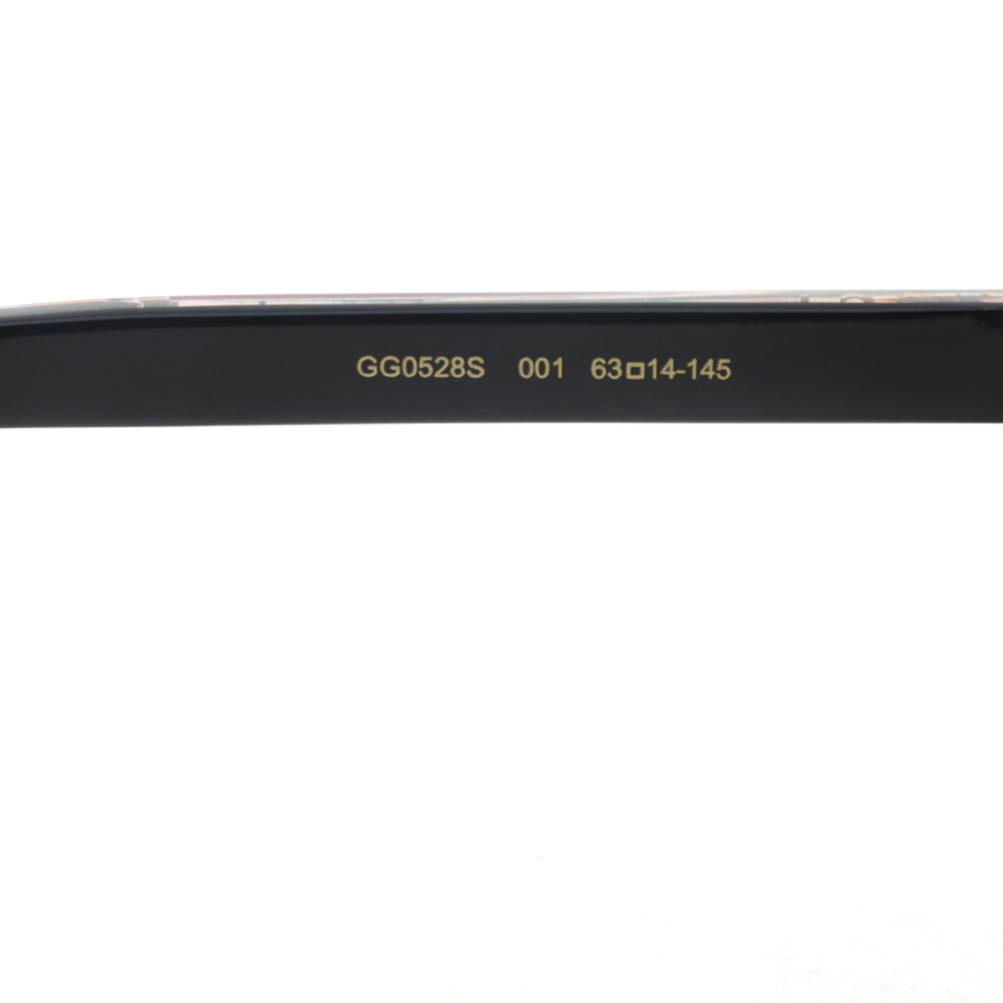 Gucci Aviator Sunglasses with Red and Green Striped Frames /Gold Metal Frames /Grey Lenses