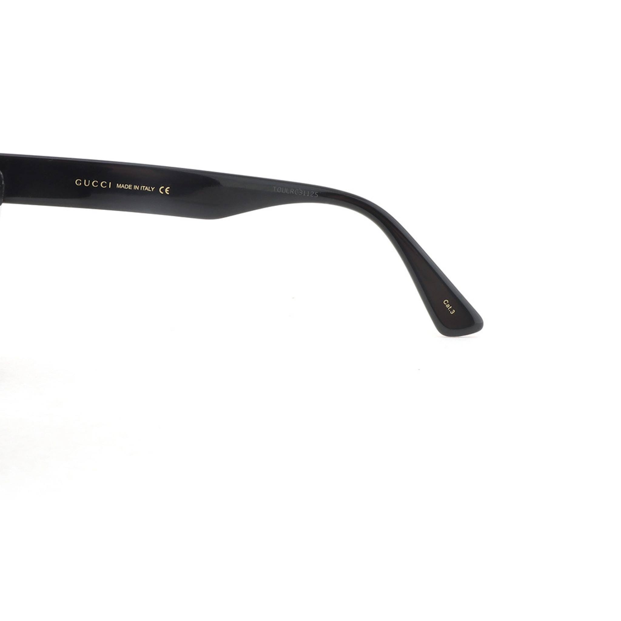 Gucci Rectangle Sunglasses Black