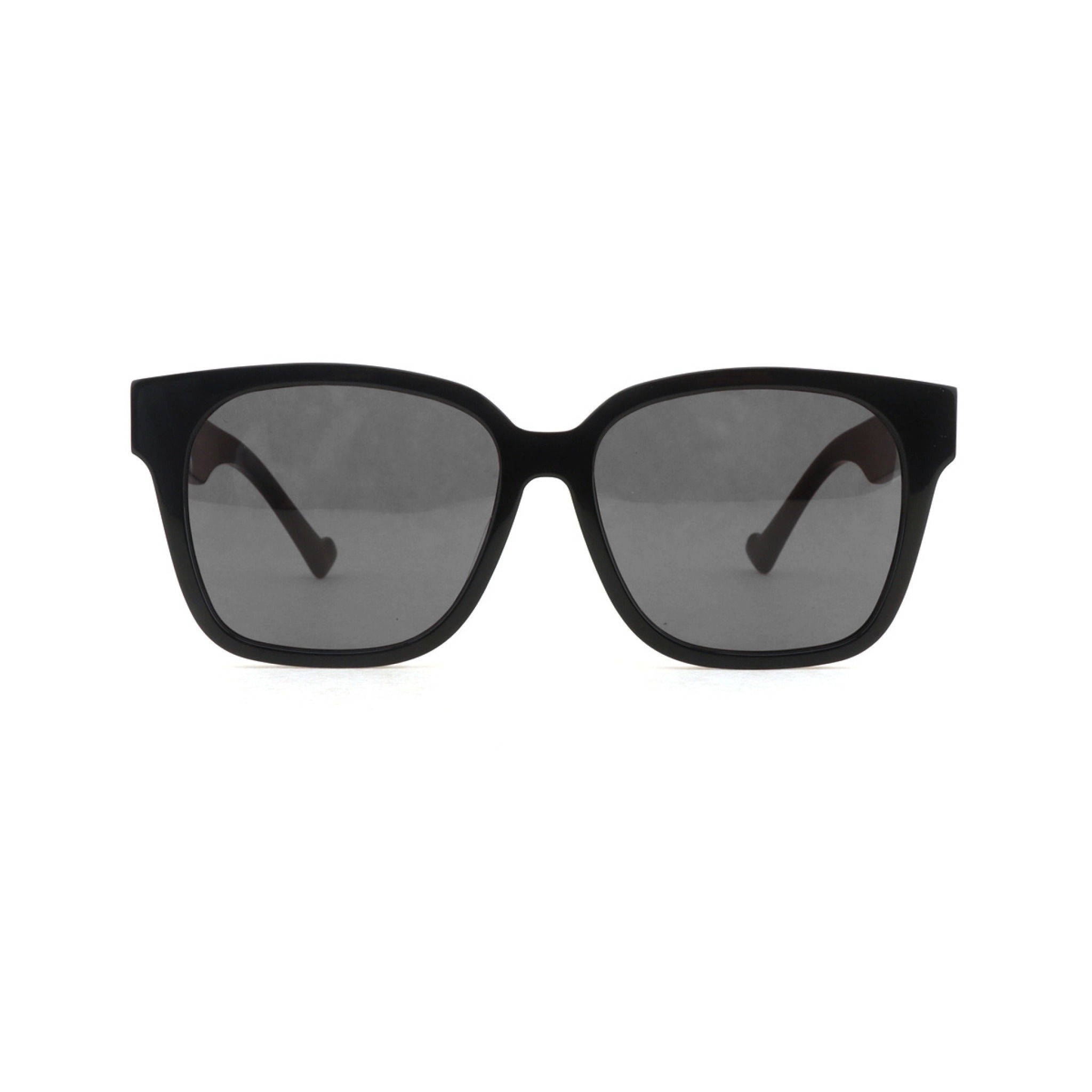 GUCCI Rectangular-frame Acetate Sunglasses Black Gold
