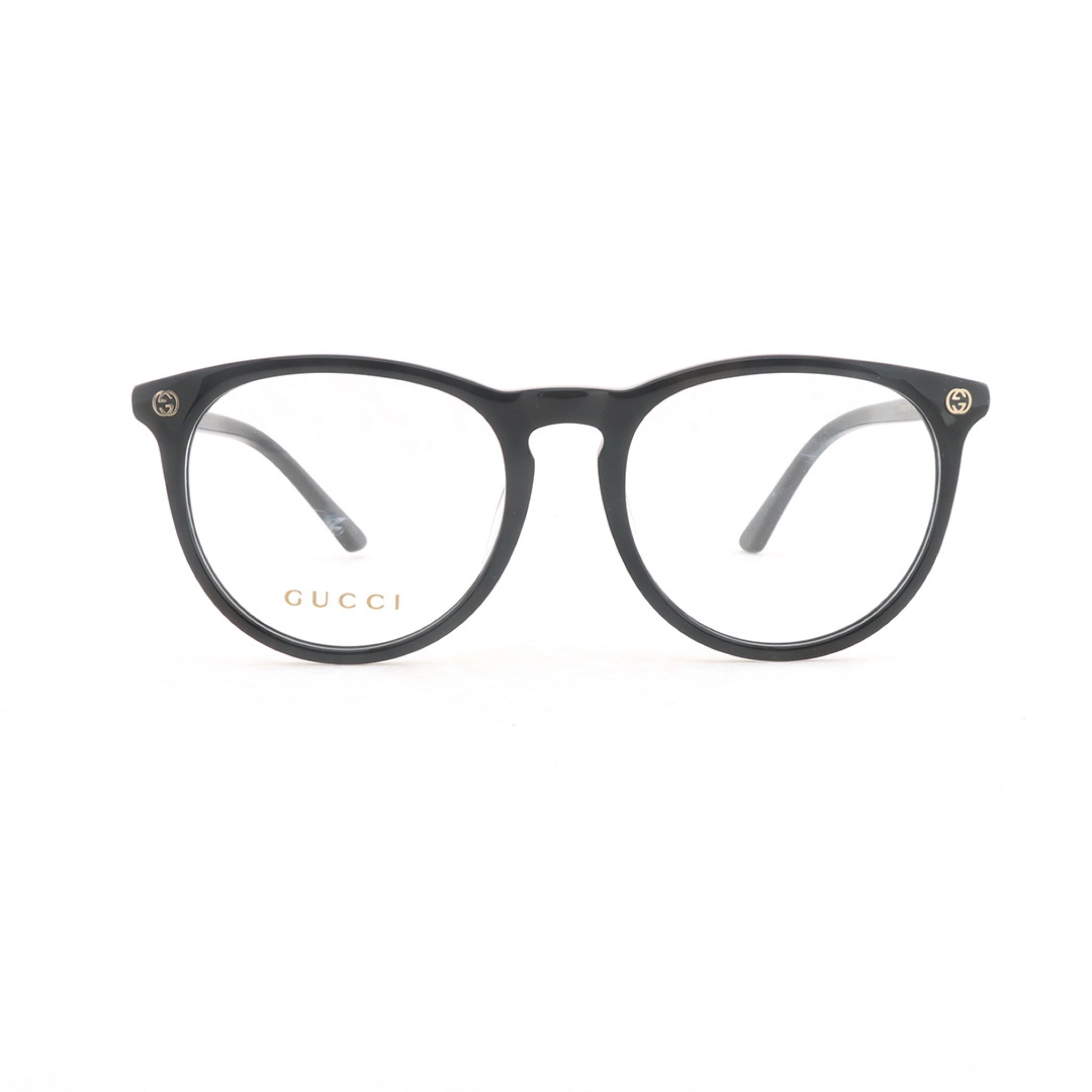 Gucci Round Optical Glasses / Black Frames