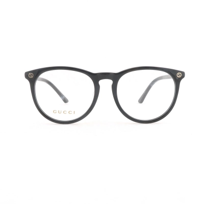 Gucci Round Optical Glasses / Black Frames 01