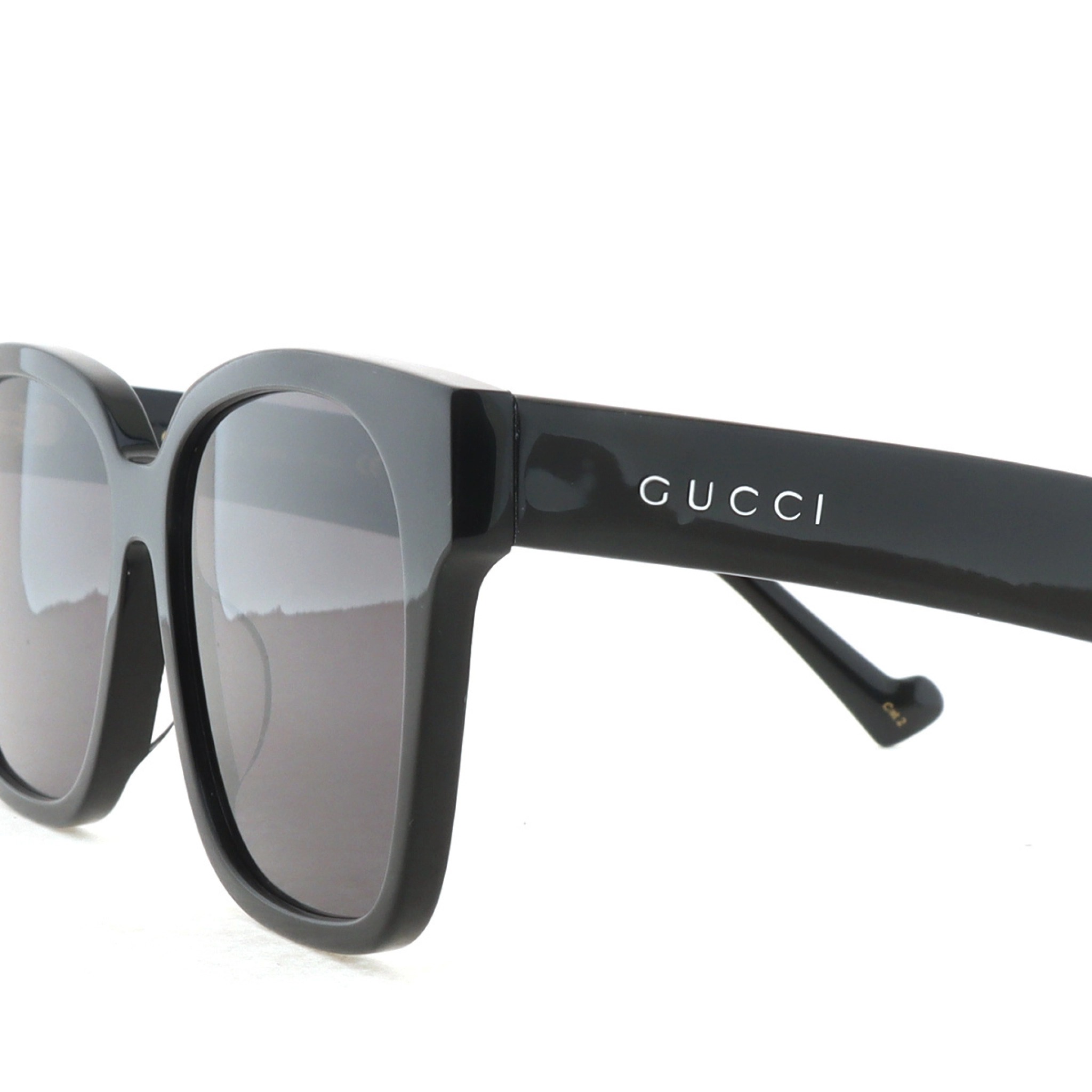 Gucci Sunglasses Shiny Black Square