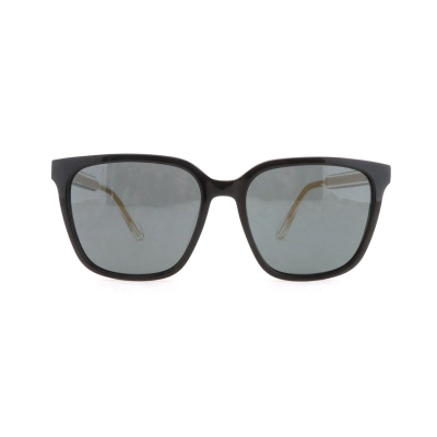 Gucci Temple-Logo Rectangle Sunglasses /Gold Metal Frames /Black Lenses 01