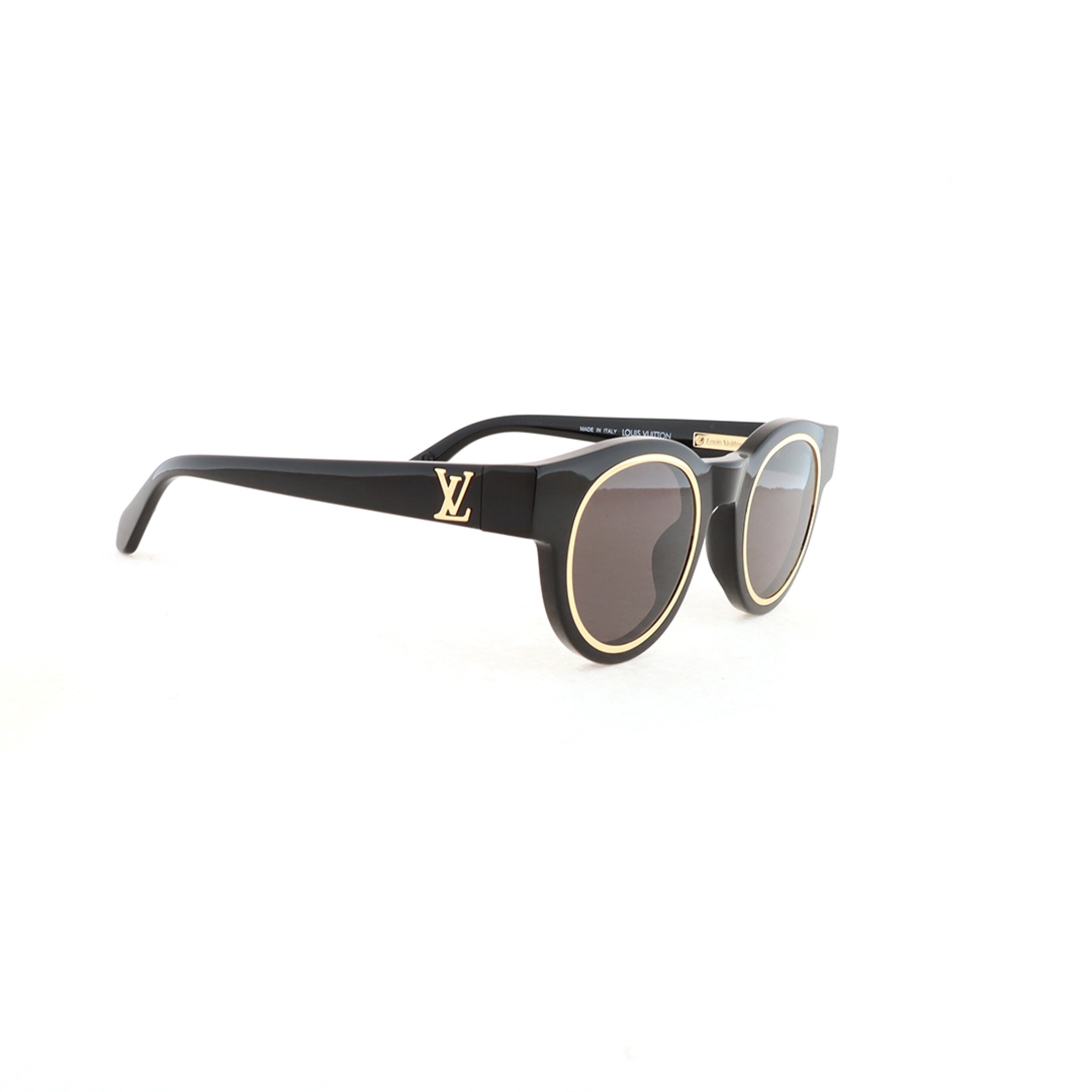 Louis Vuitton Legacy Round Sunglasses God Black