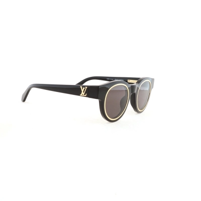 Louis Vuitton Legacy Round Sunglasses God Black 02