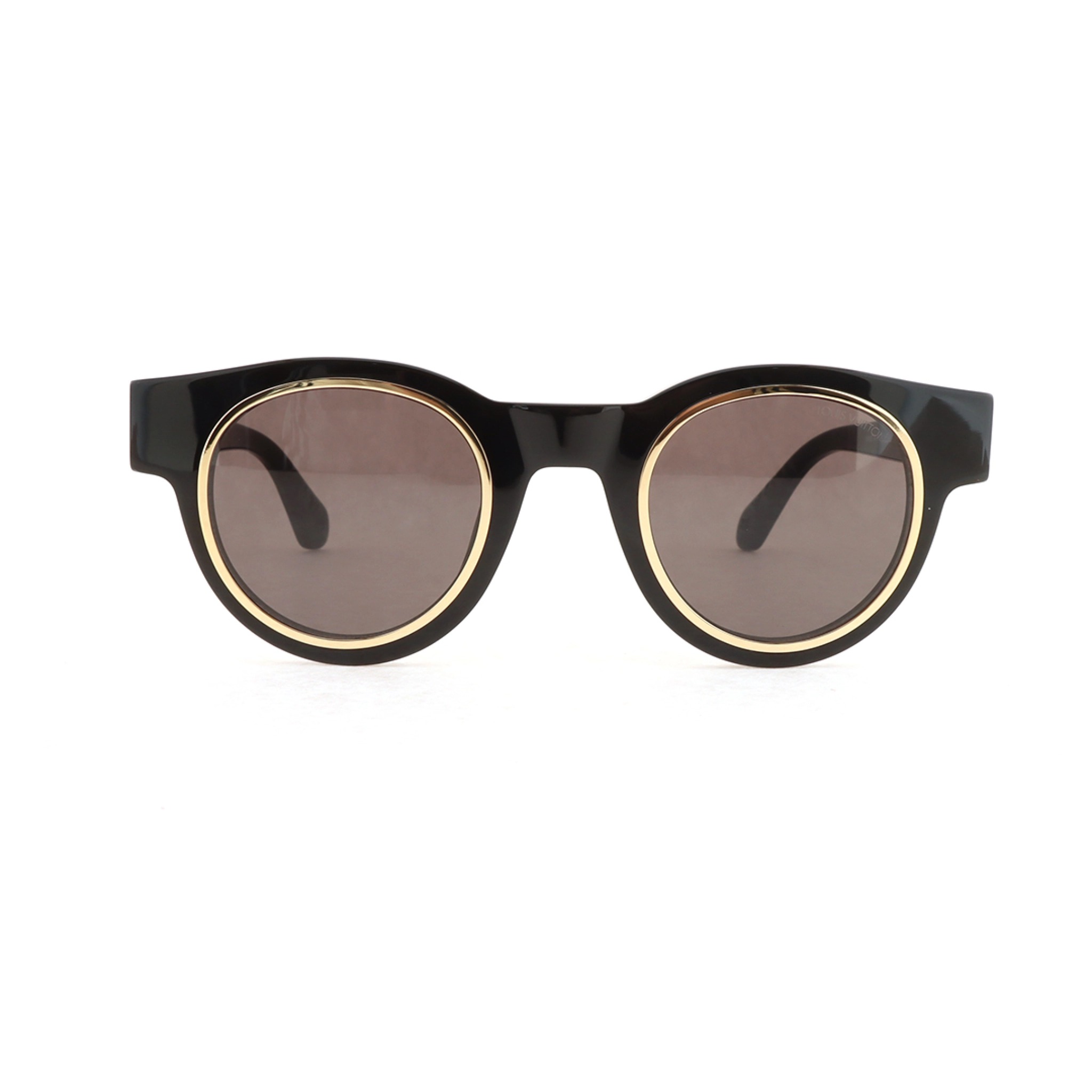 Louis Vuitton Legacy Round Sunglasses God Black