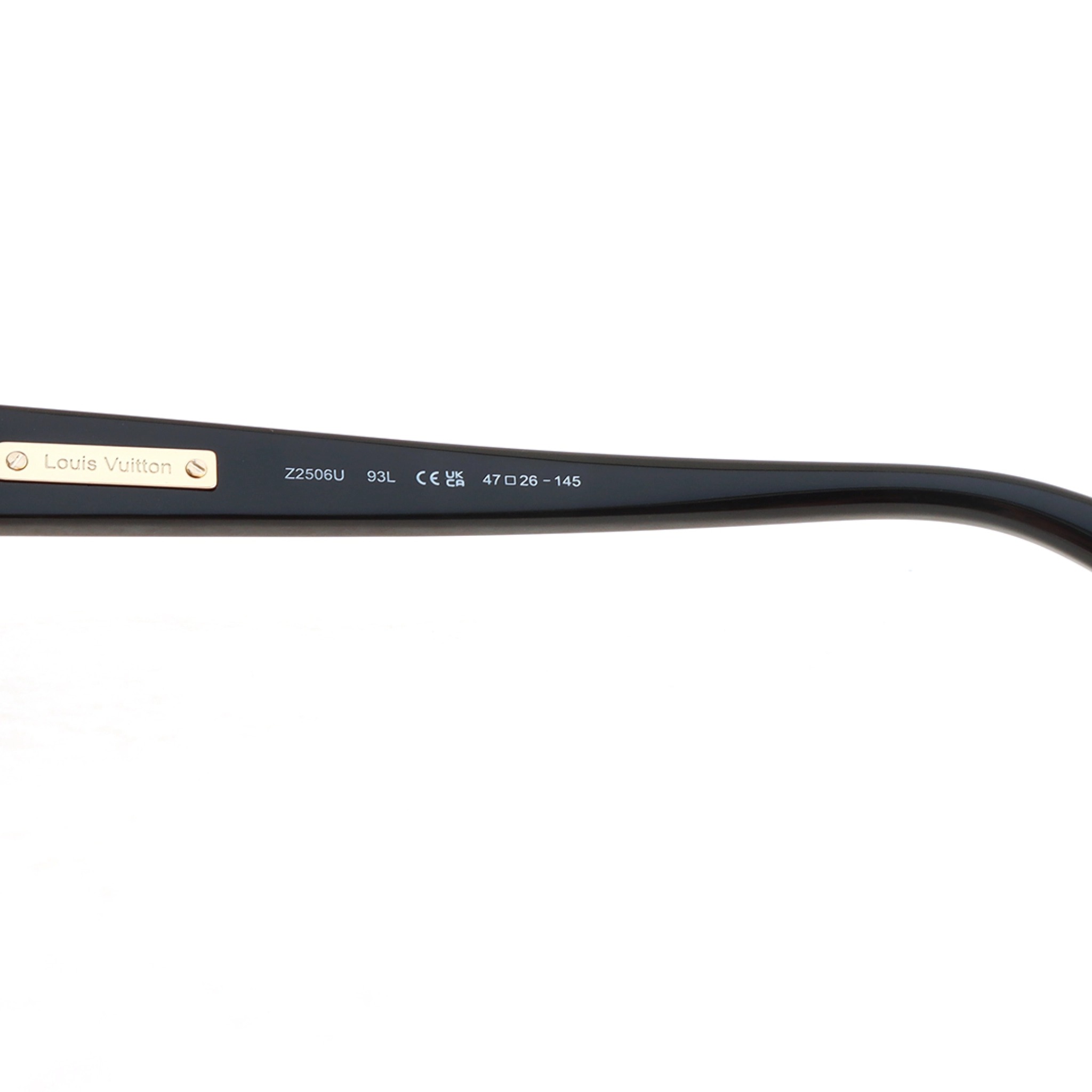Louis Vuitton Legacy Round Sunglasses God Black