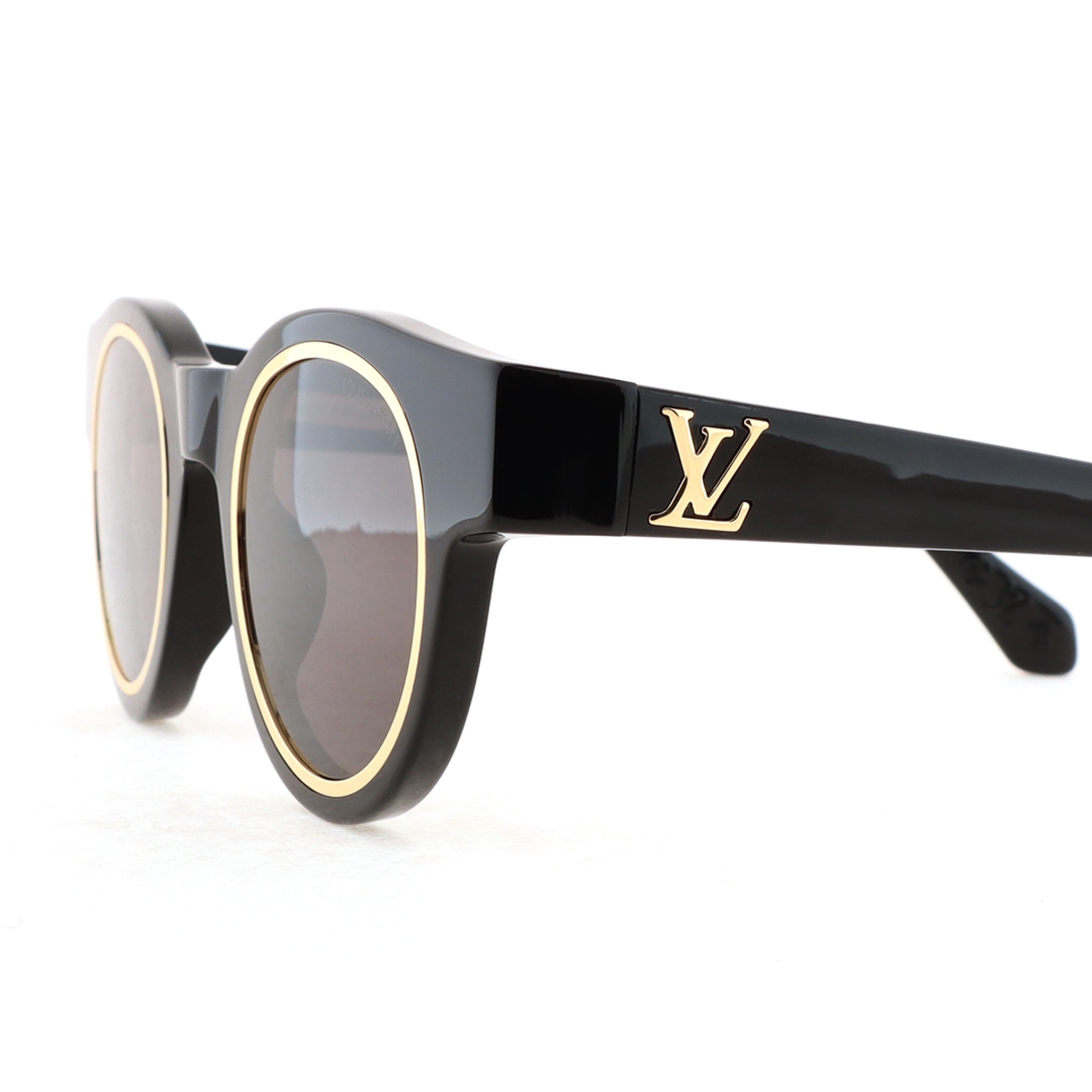 Louis Vuitton Legacy Round Sunglasses God Black