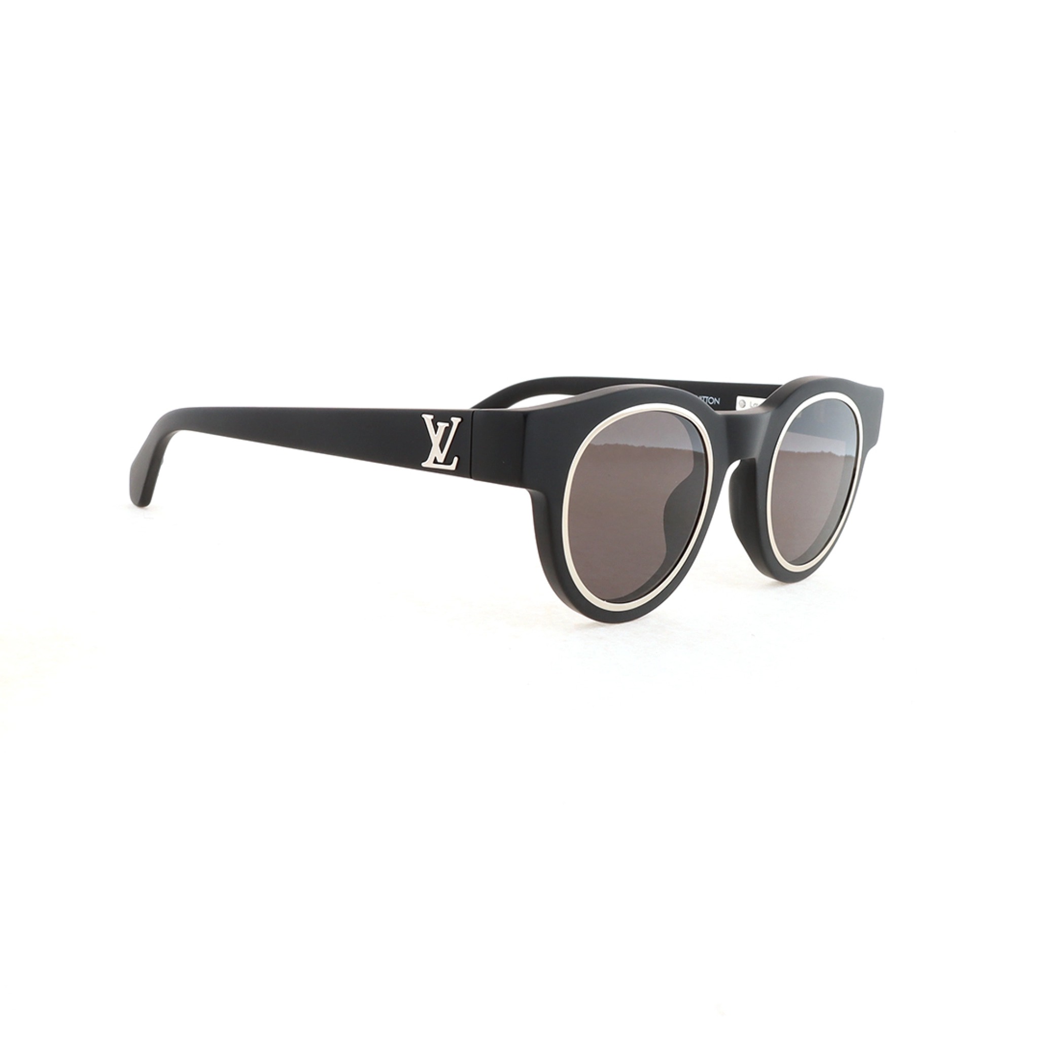 Louis Vuitton Legacy Round Sunglasses Silver Black