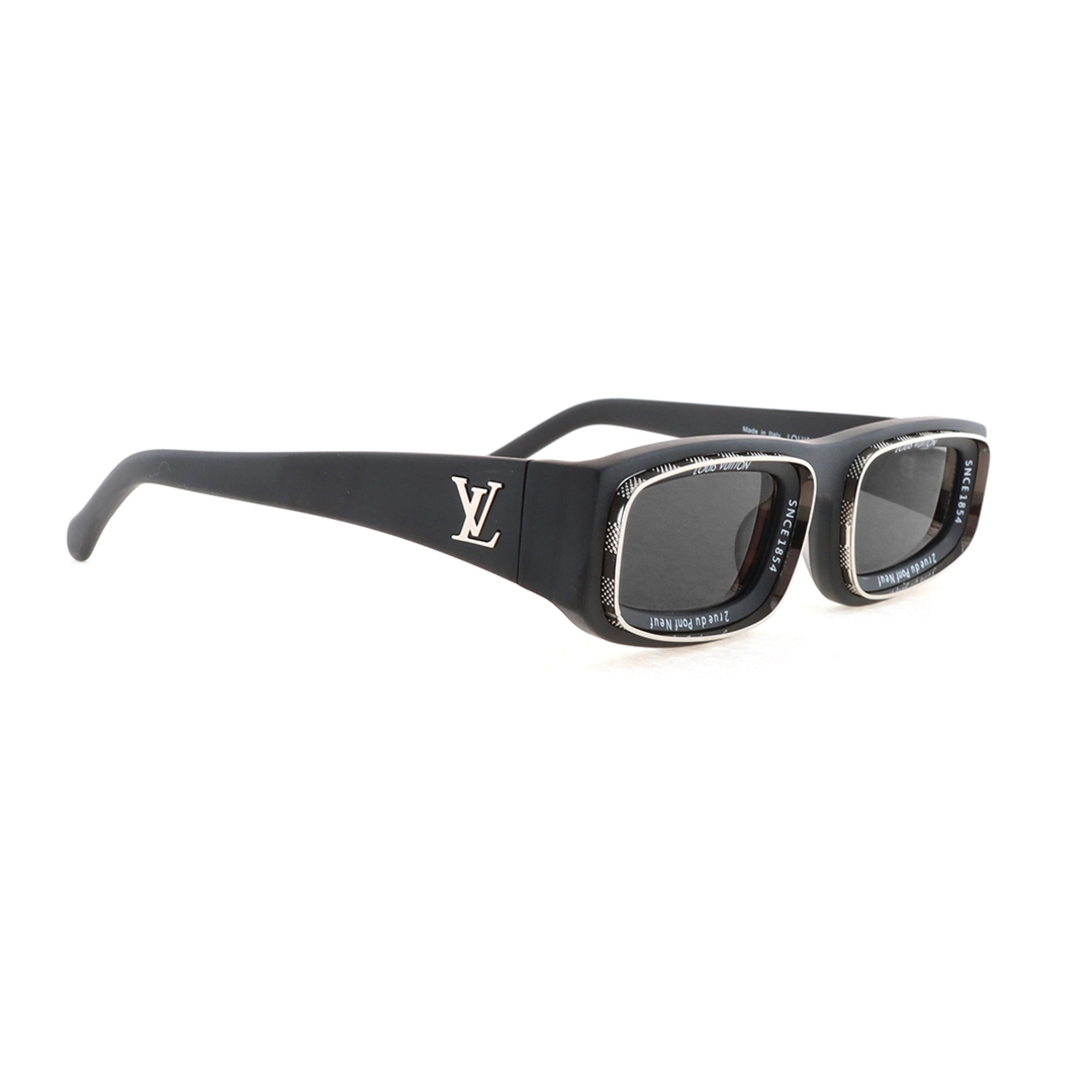 Louis Vuitton LV Ocean Low Square Sunglasses Matte Black