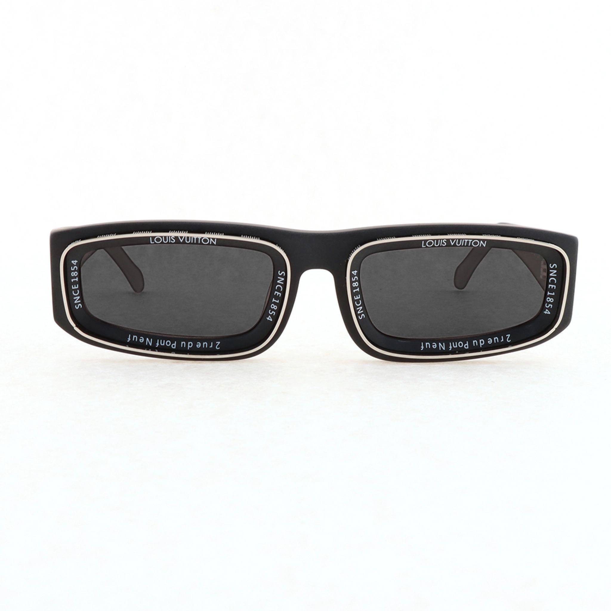 Louis Vuitton LV Ocean Low Square Sunglasses Matte Black