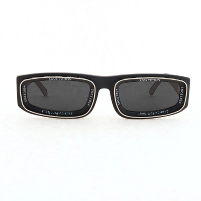 Louis Vuitton LV Ocean Low Square Sunglasses Matte Black 01