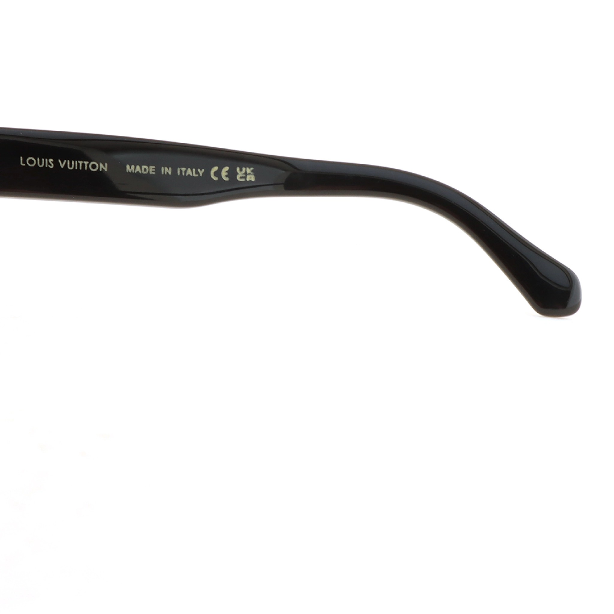 Louis Vuitton Super Vision Pilot Sunglasses S00 Black