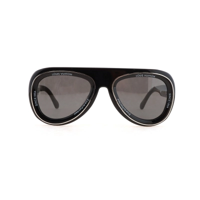 Louis Vuitton Super Vision Pilot Sunglasses S00 Black 01