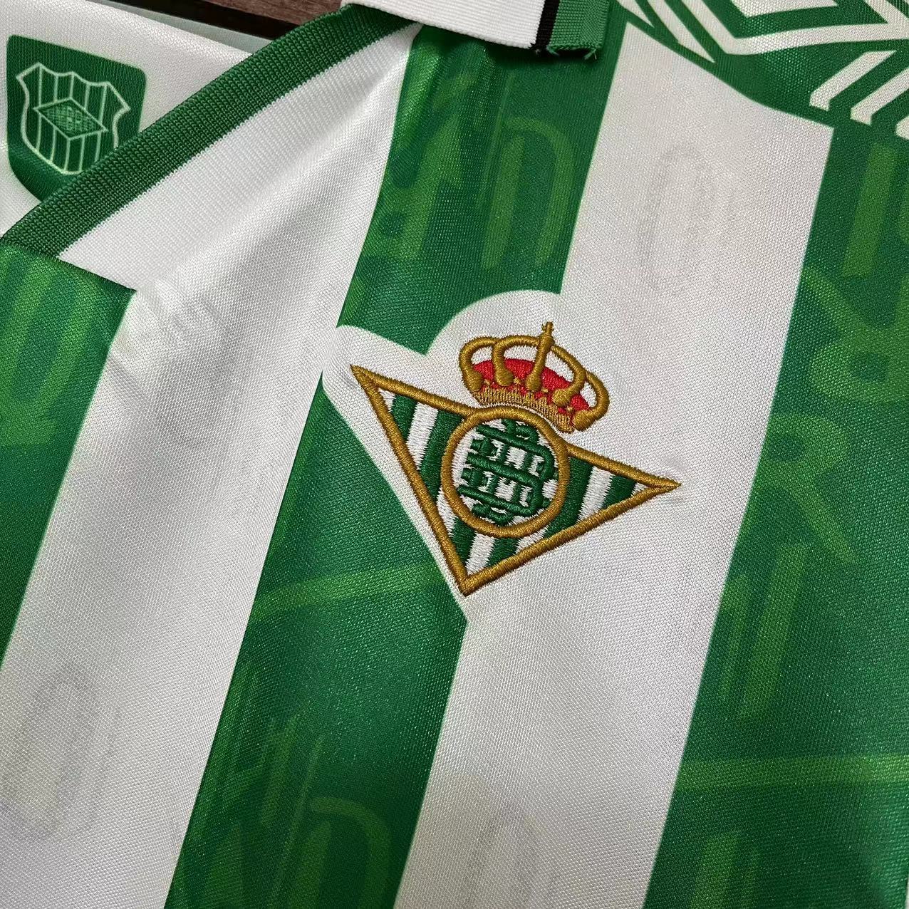 Real Betis 1994/95 Men's Retro Home Jersey
