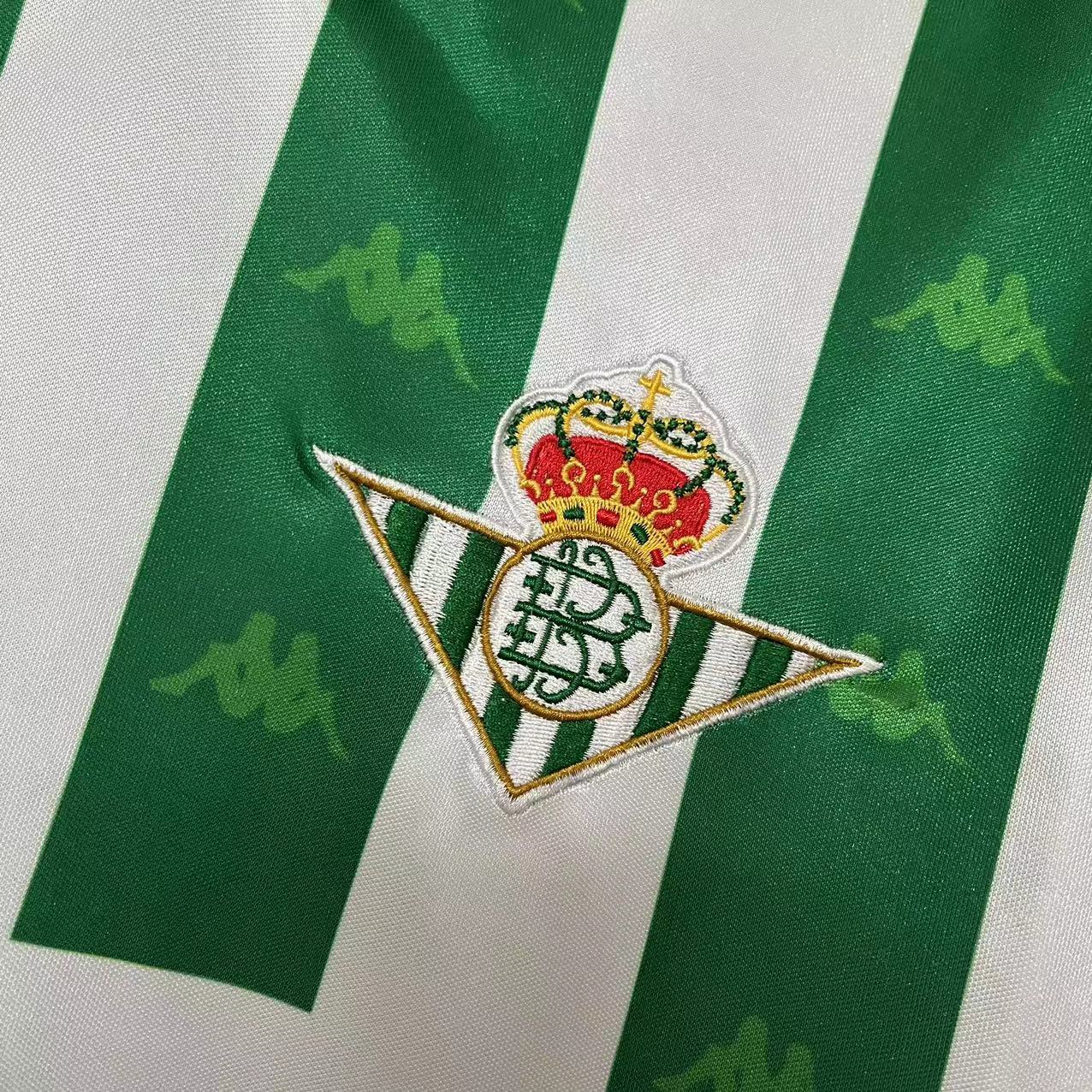 Real Betis 1995/96 Men's Retro Home Jersey