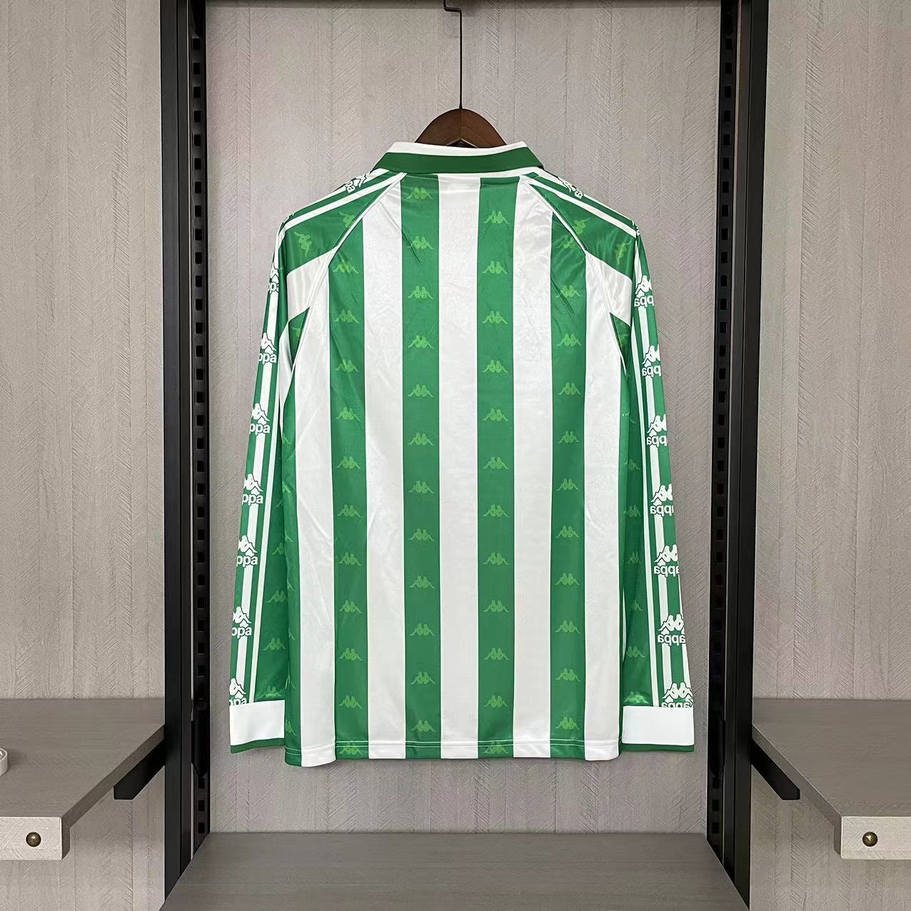 Real Betis 1995/97 Men's Retro Long Sleeve Home Jersey