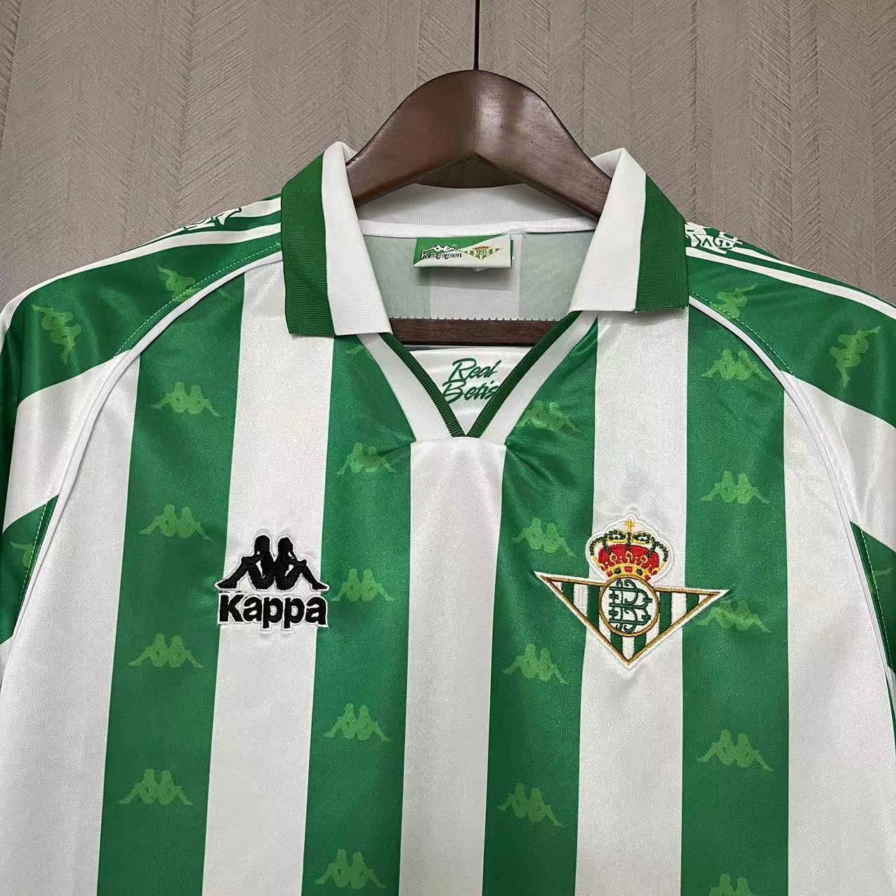 Real Betis 1995/97 Men's Retro Long Sleeve Home Jersey