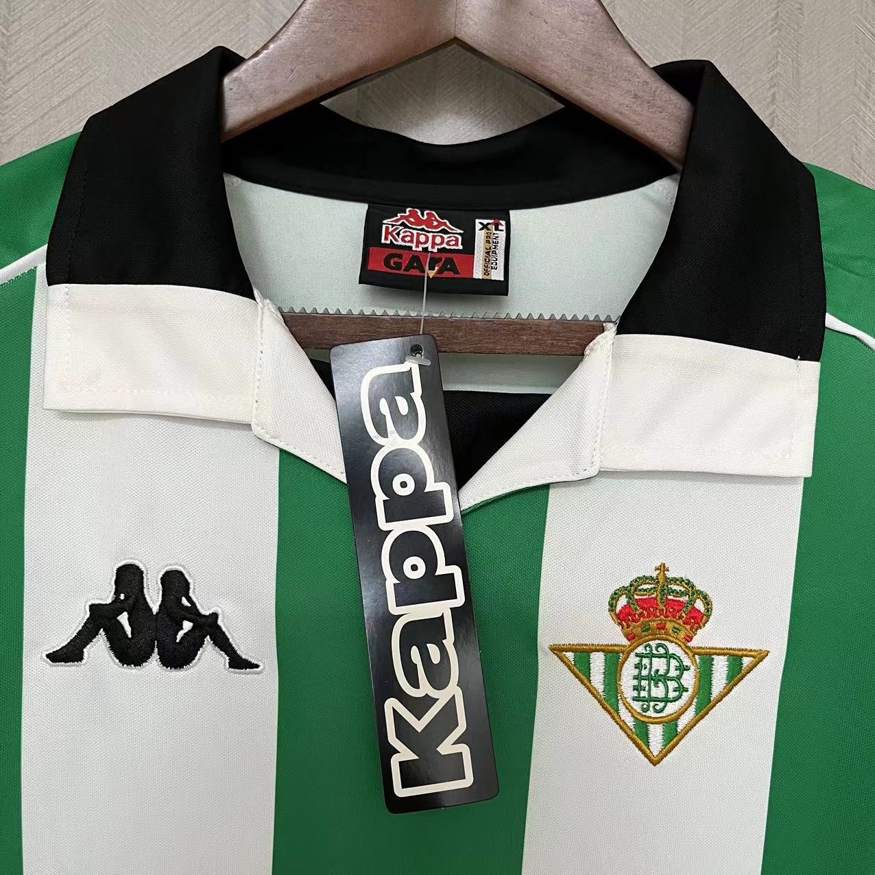 Real Betis 1998/99 Men's Retro Home Jersey