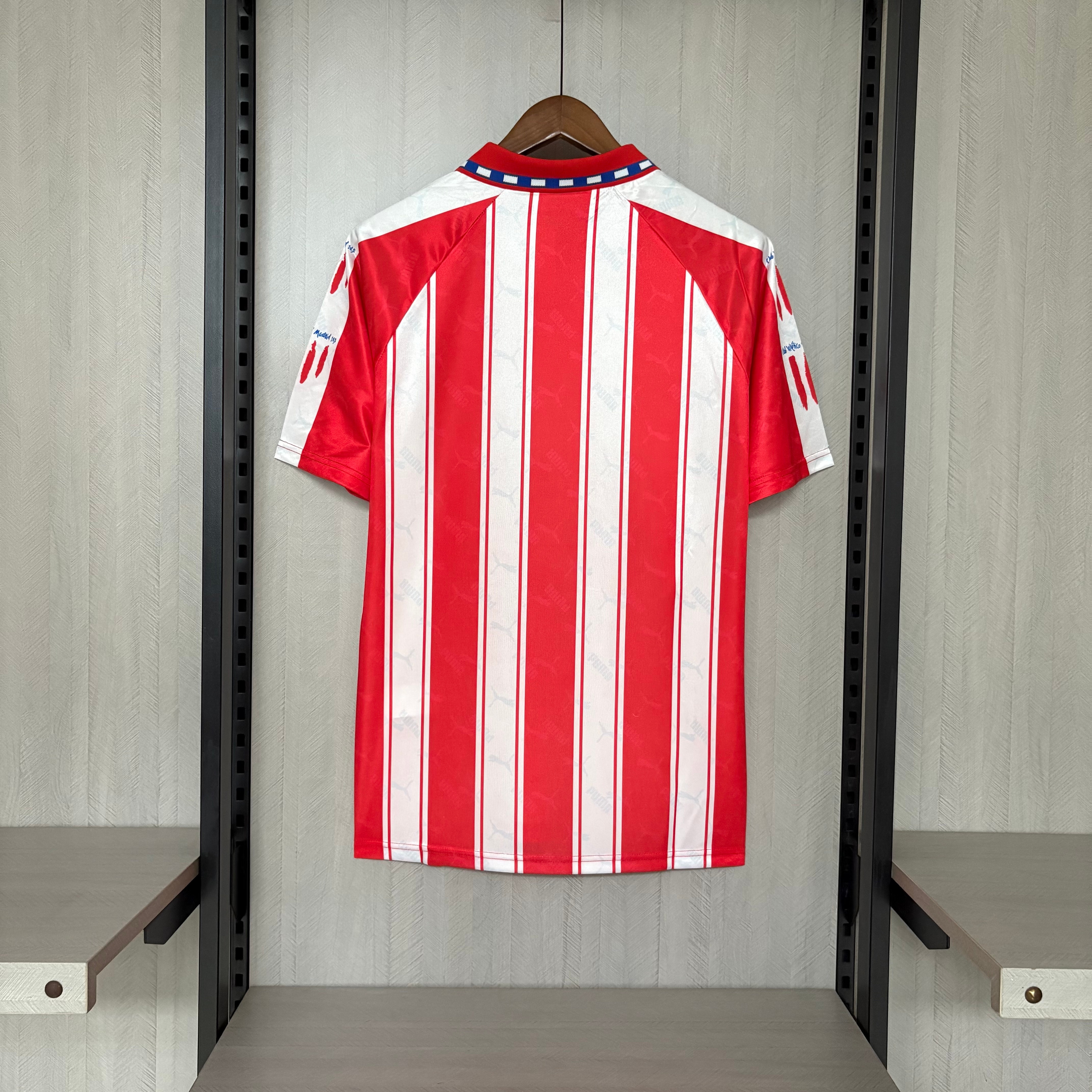 Atlético Madrid 1994/95 Mens Retro Home Jersey
