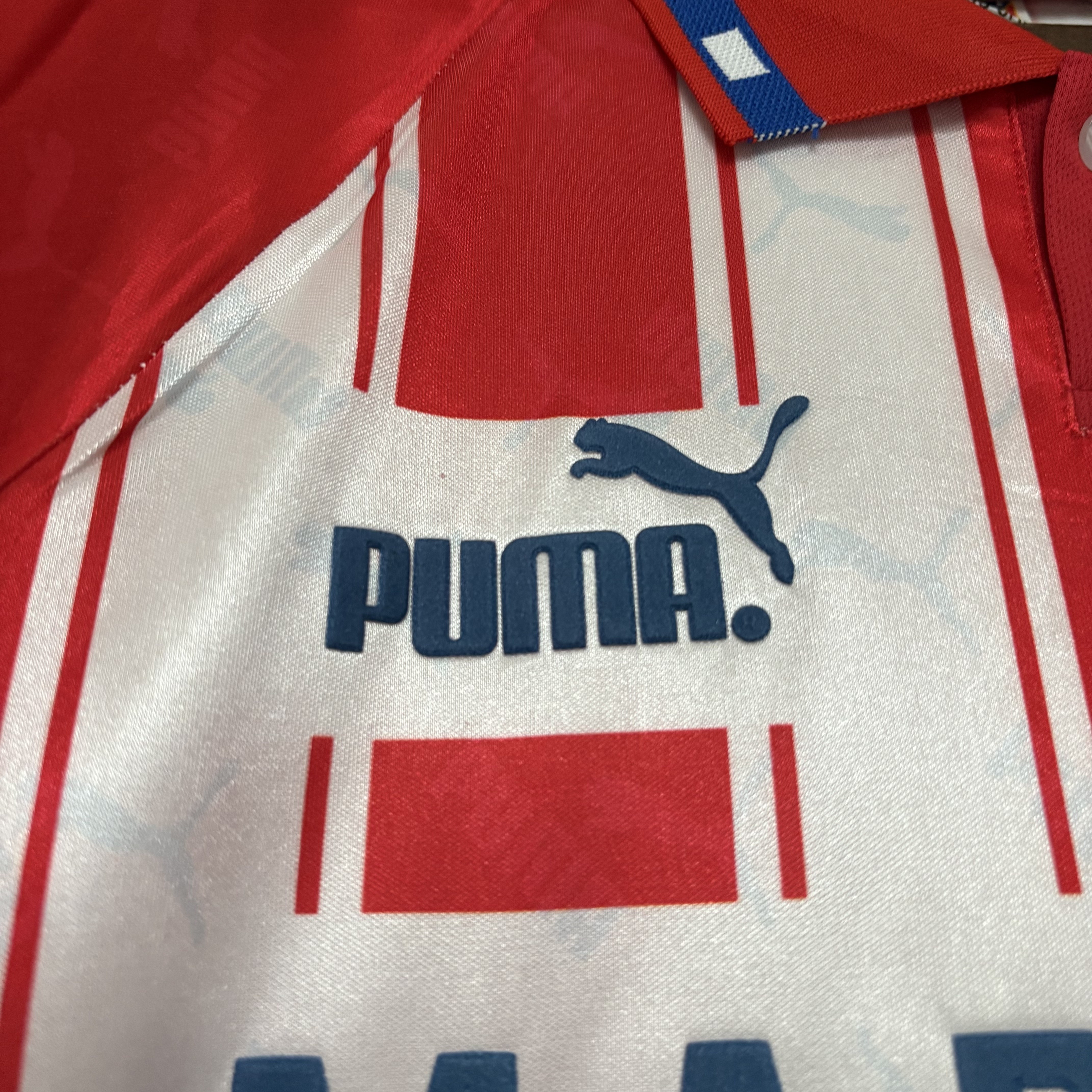Atlético Madrid 1994/95 Mens Retro Home Jersey
