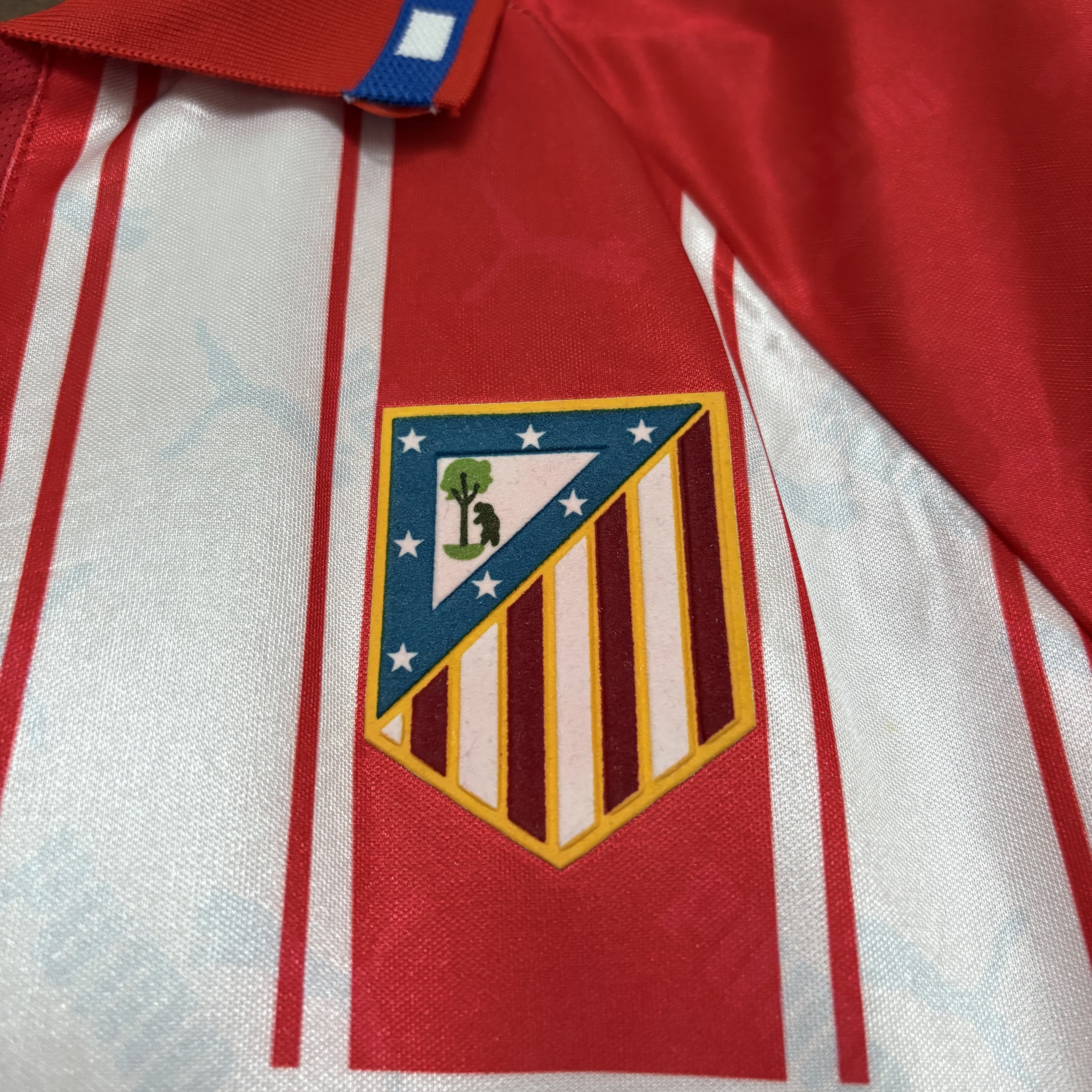 Atlético Madrid 1994/95 Mens Retro Home Jersey