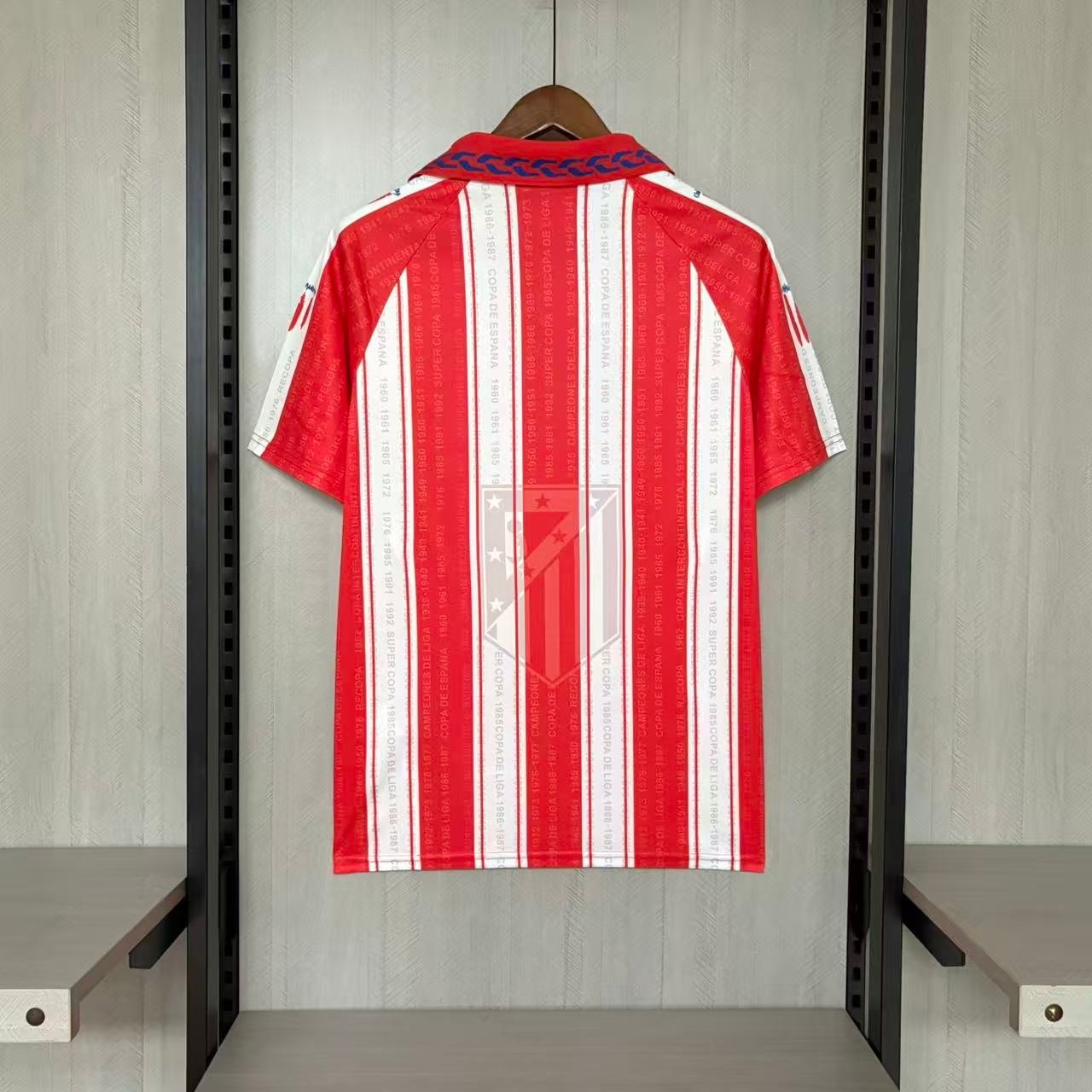Atlético Madrid 1995/96 Mens Retro Home Jersey