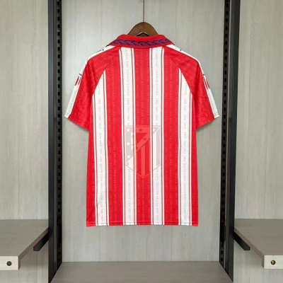 Atlético Madrid 1995/96 Mens Retro Home Jersey 02