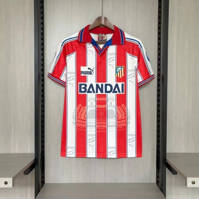 Atlético Madrid 1996/97 Mens Retro Home Jersey 01