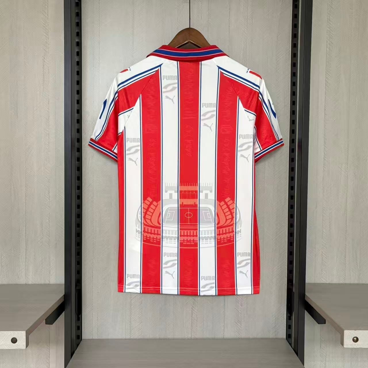 Atlético Madrid 1996/97 Mens Retro Home Jersey