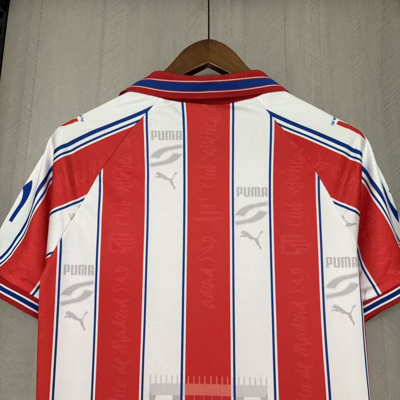 Atlético Madrid 1996/97 Mens Retro Home Jersey