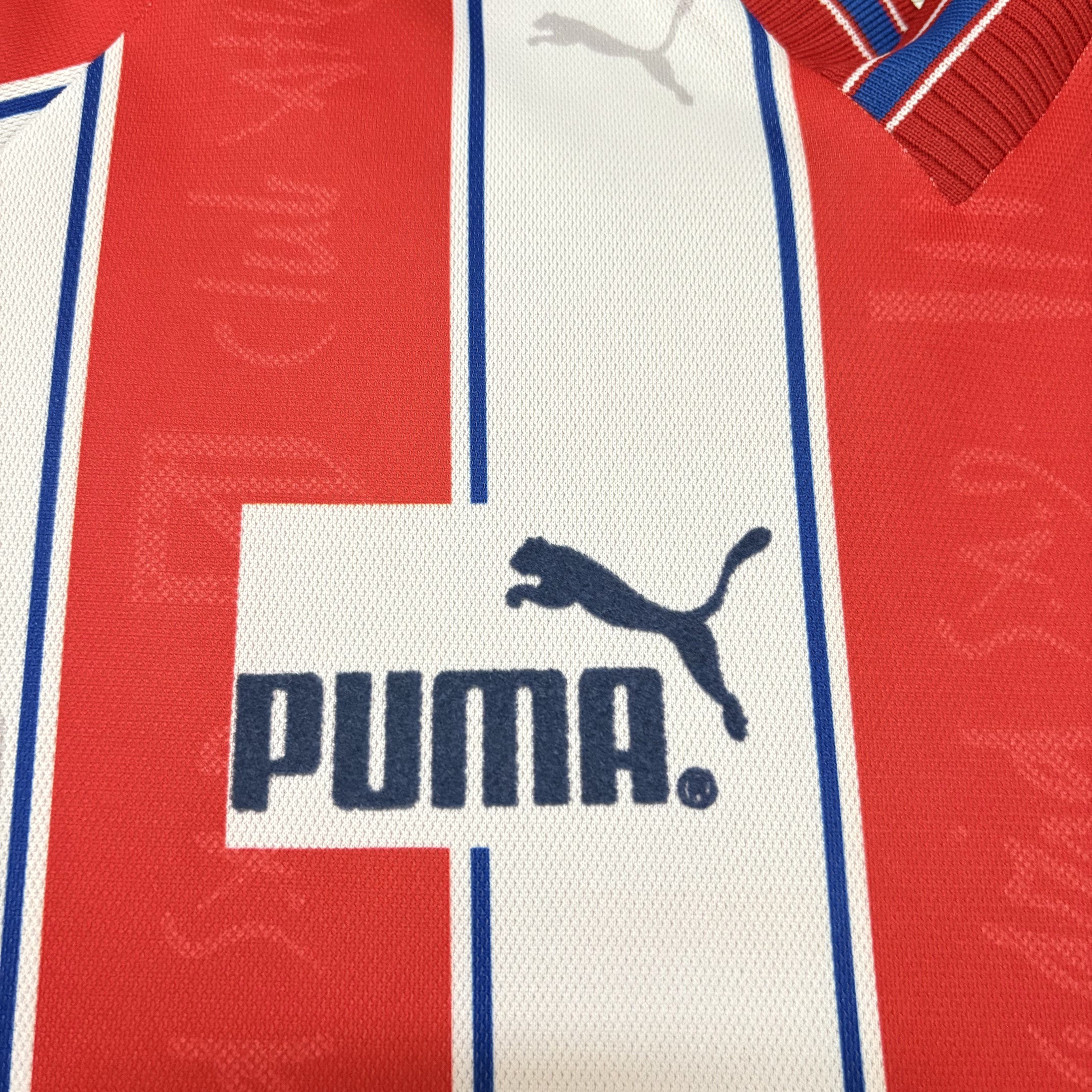 Atlético Madrid 1996/97 Mens Retro Home Jersey