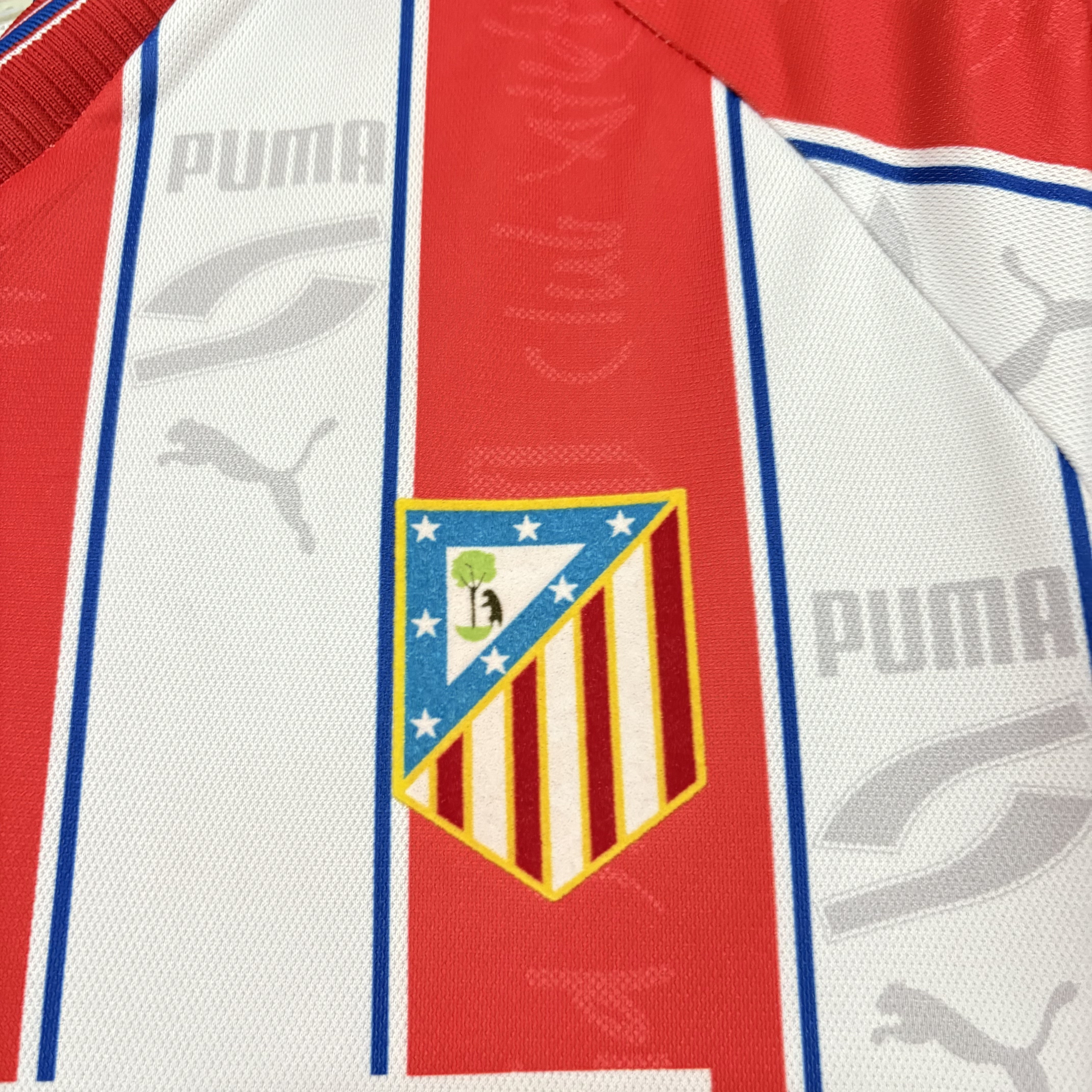 Atlético Madrid 1996/97 Mens Retro Home Jersey
