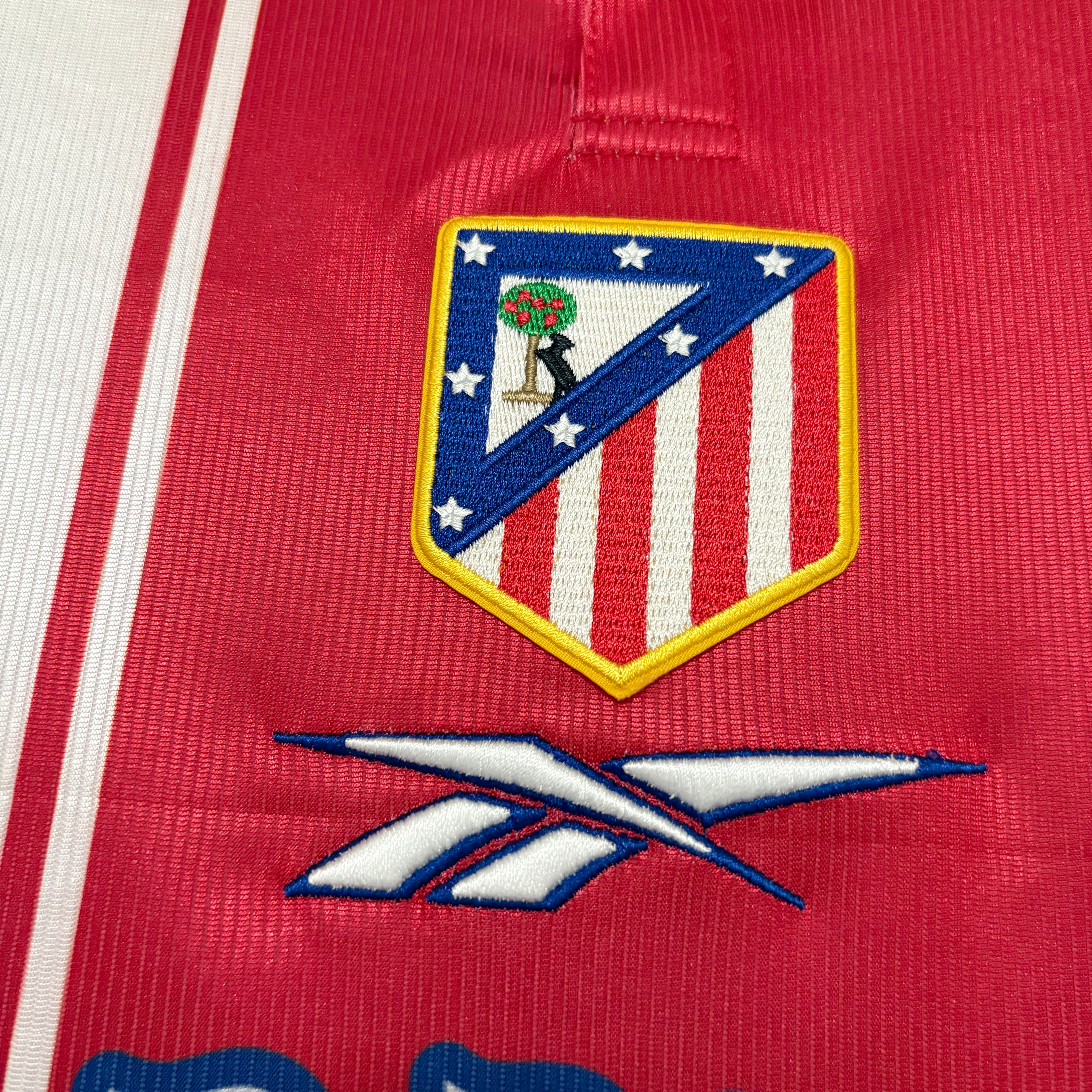 Atlético Madrid 1999/00 Mens Retro Home Jersey
