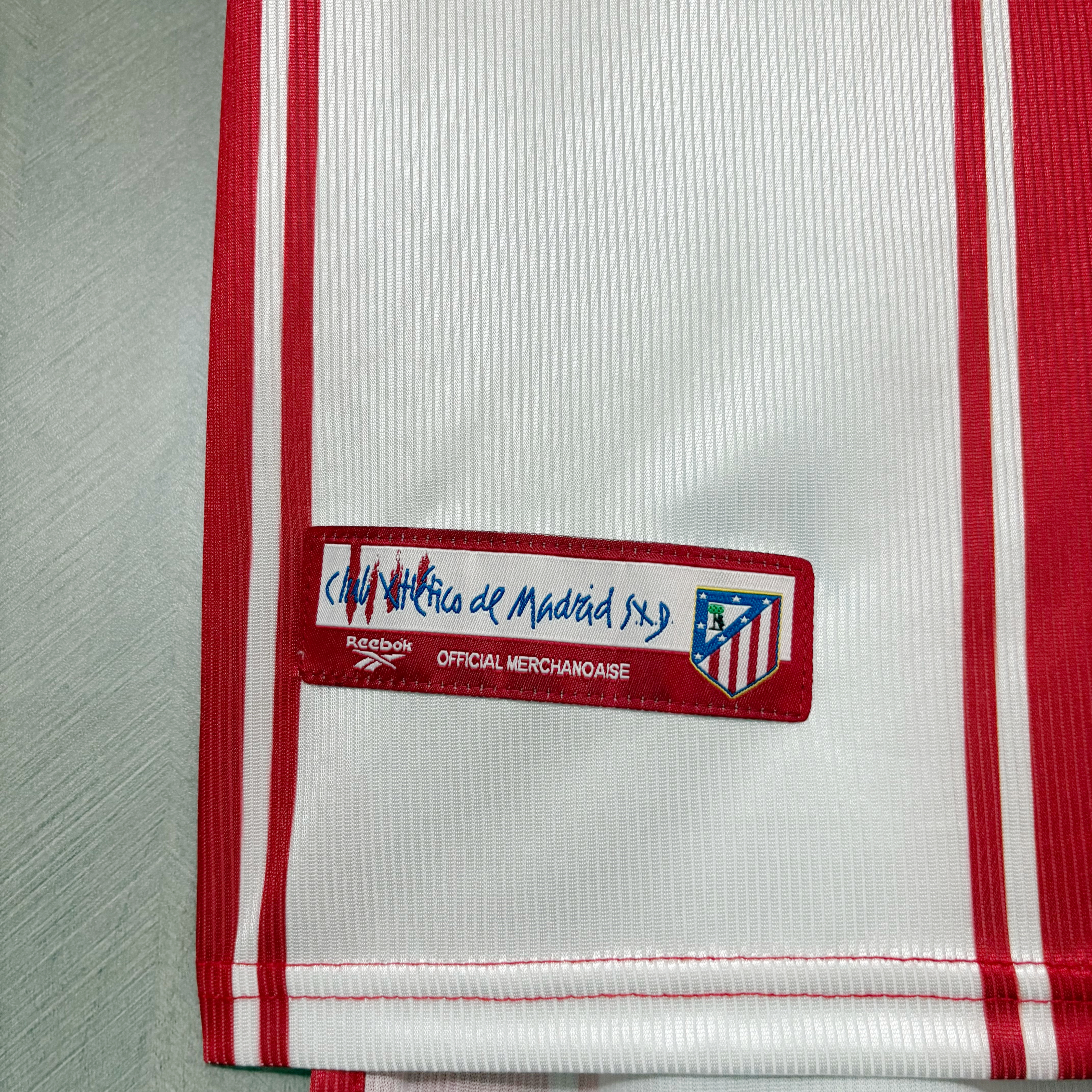 Atlético Madrid 1999/00 Mens Retro Home Jersey