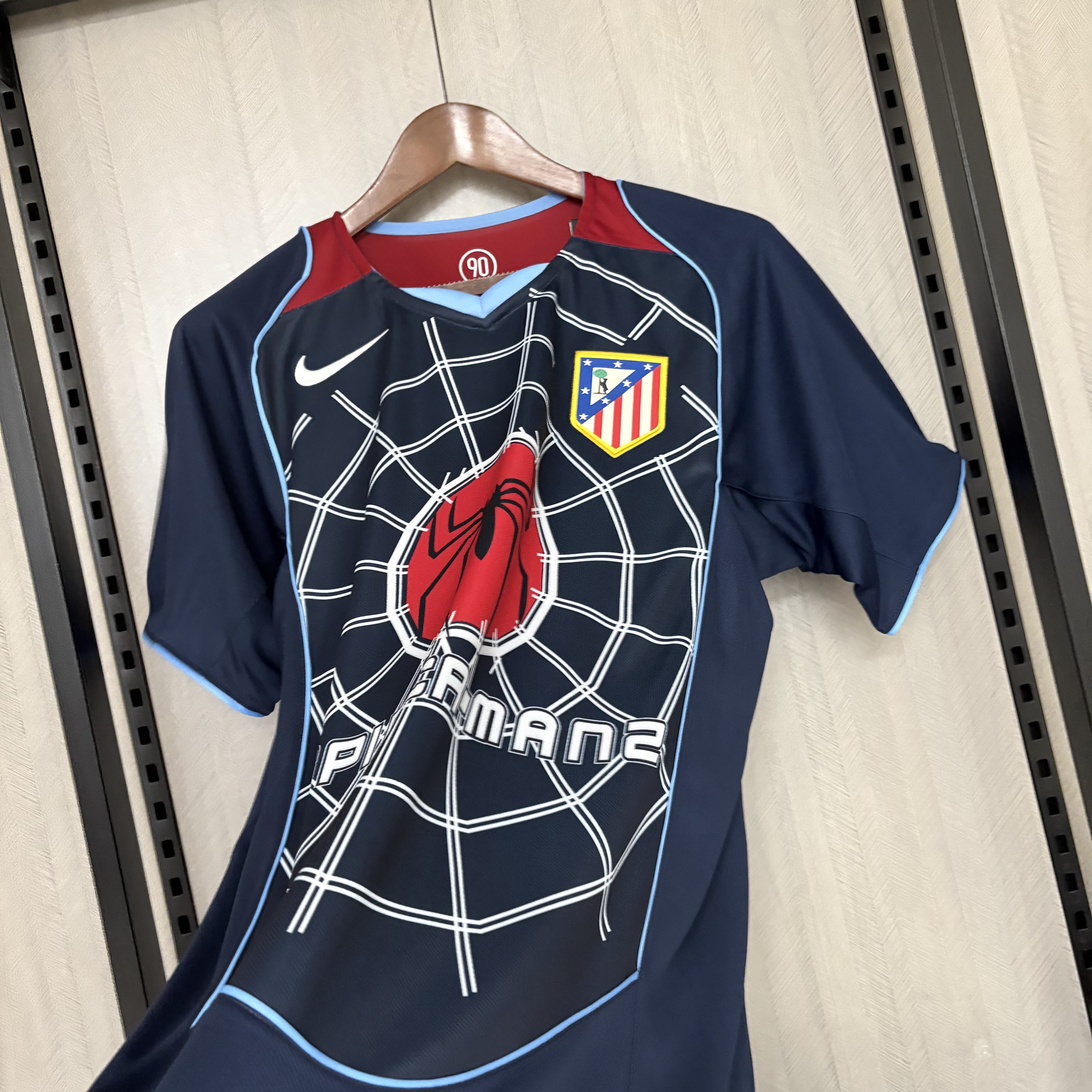 Atlético Madrid 2004 Mens Retro Away Jersey