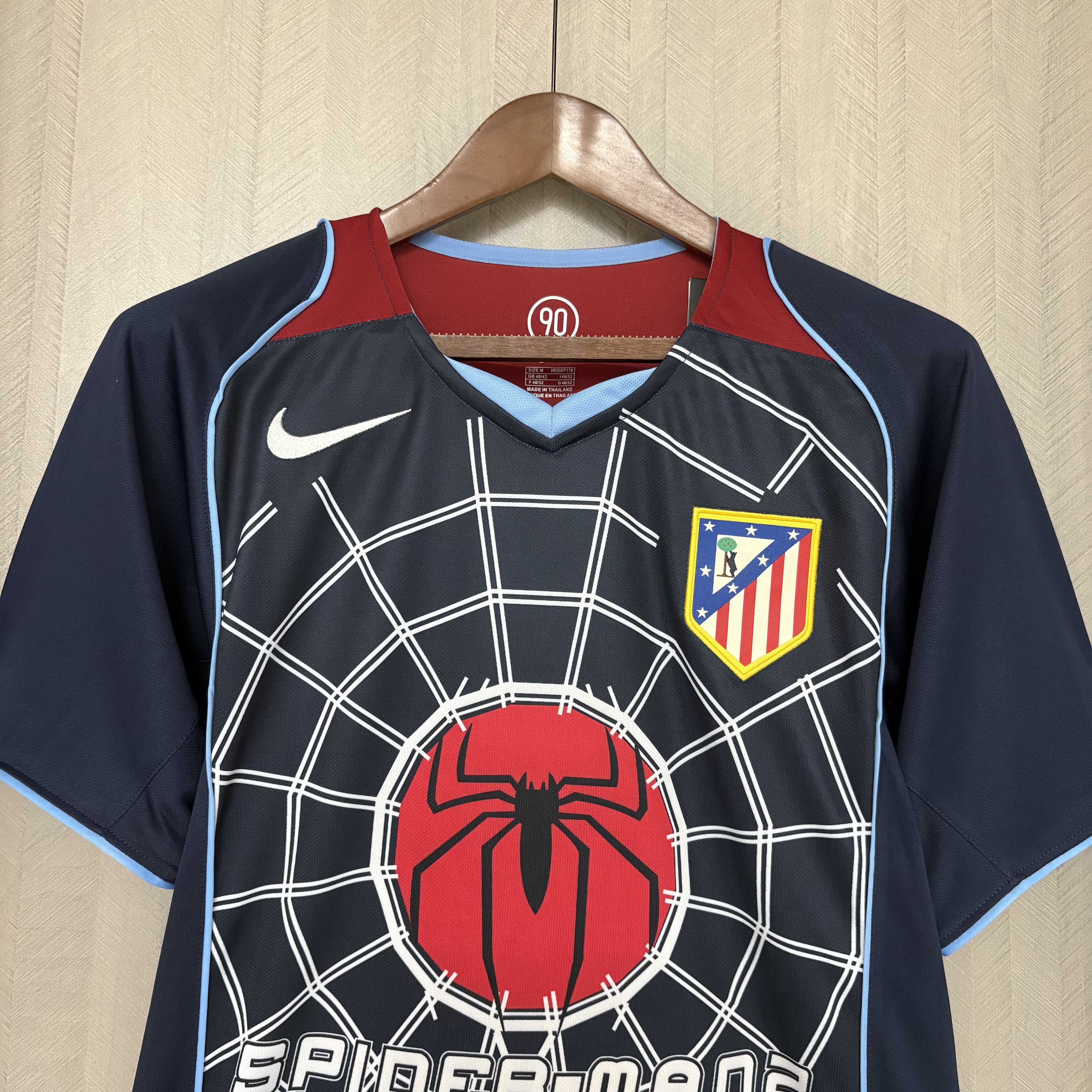 Atlético Madrid 2004 Mens Retro Away Jersey