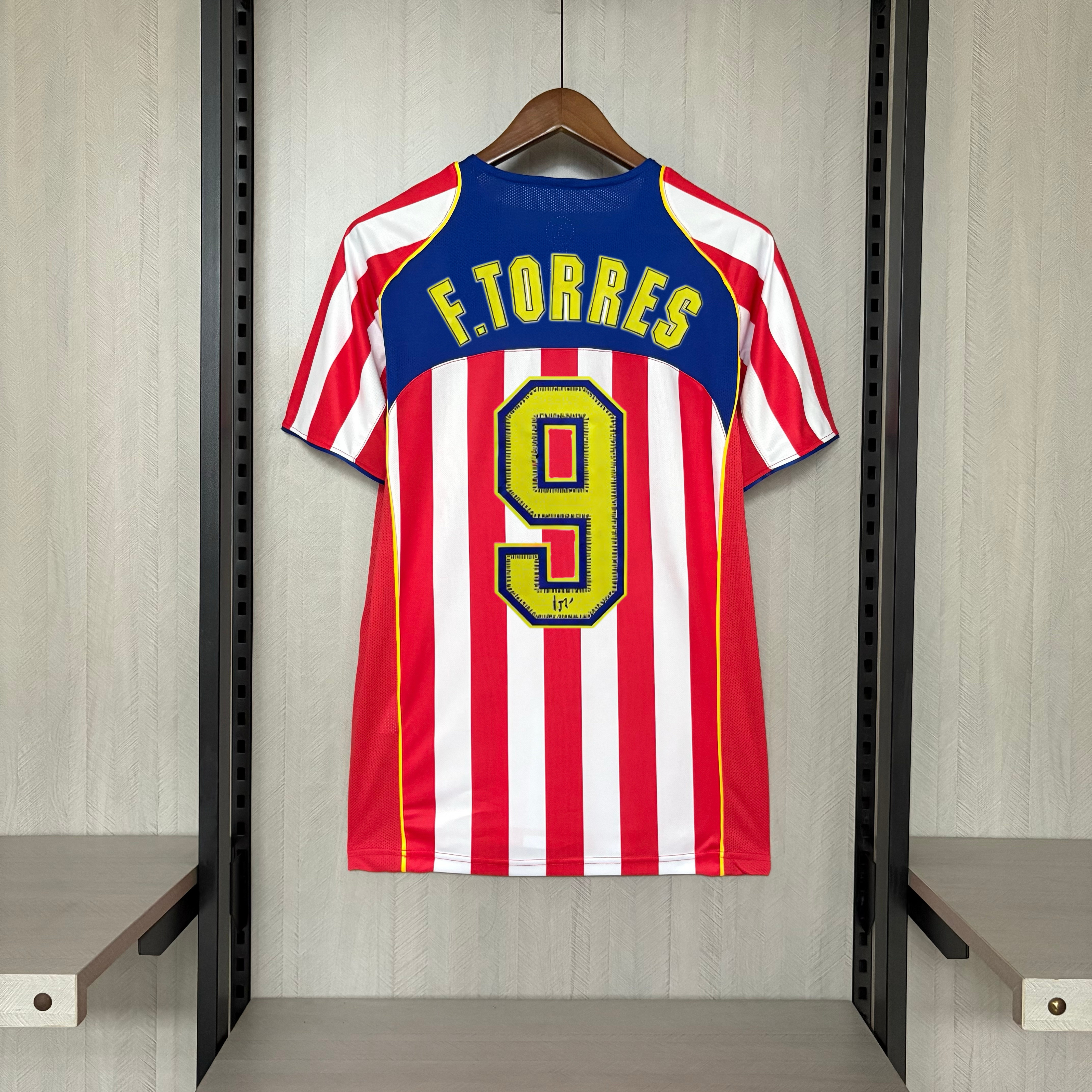 Atlético Madrid 2004 Mens Retro Home Jersey