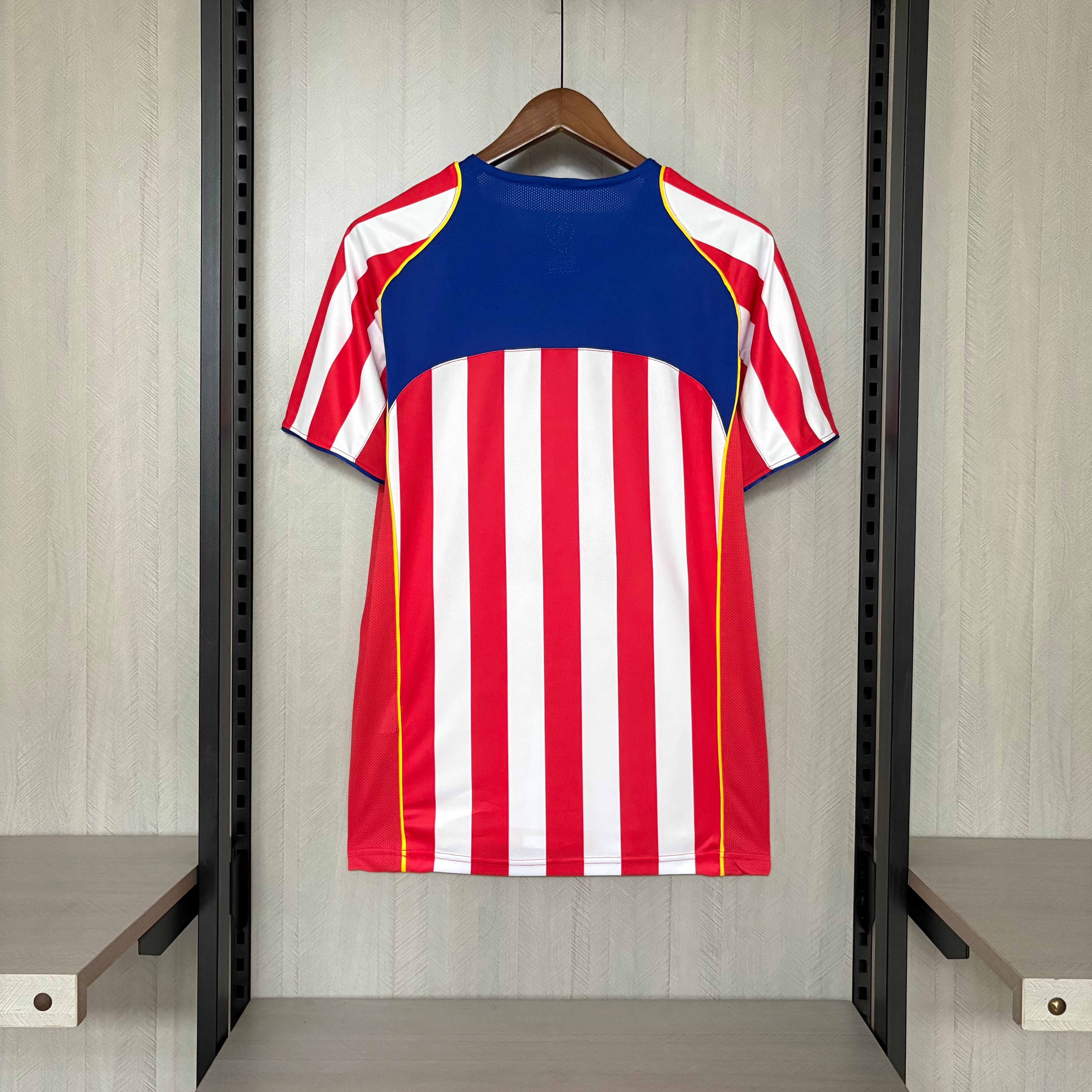 Atlético Madrid 2004 Mens Retro Home Jersey