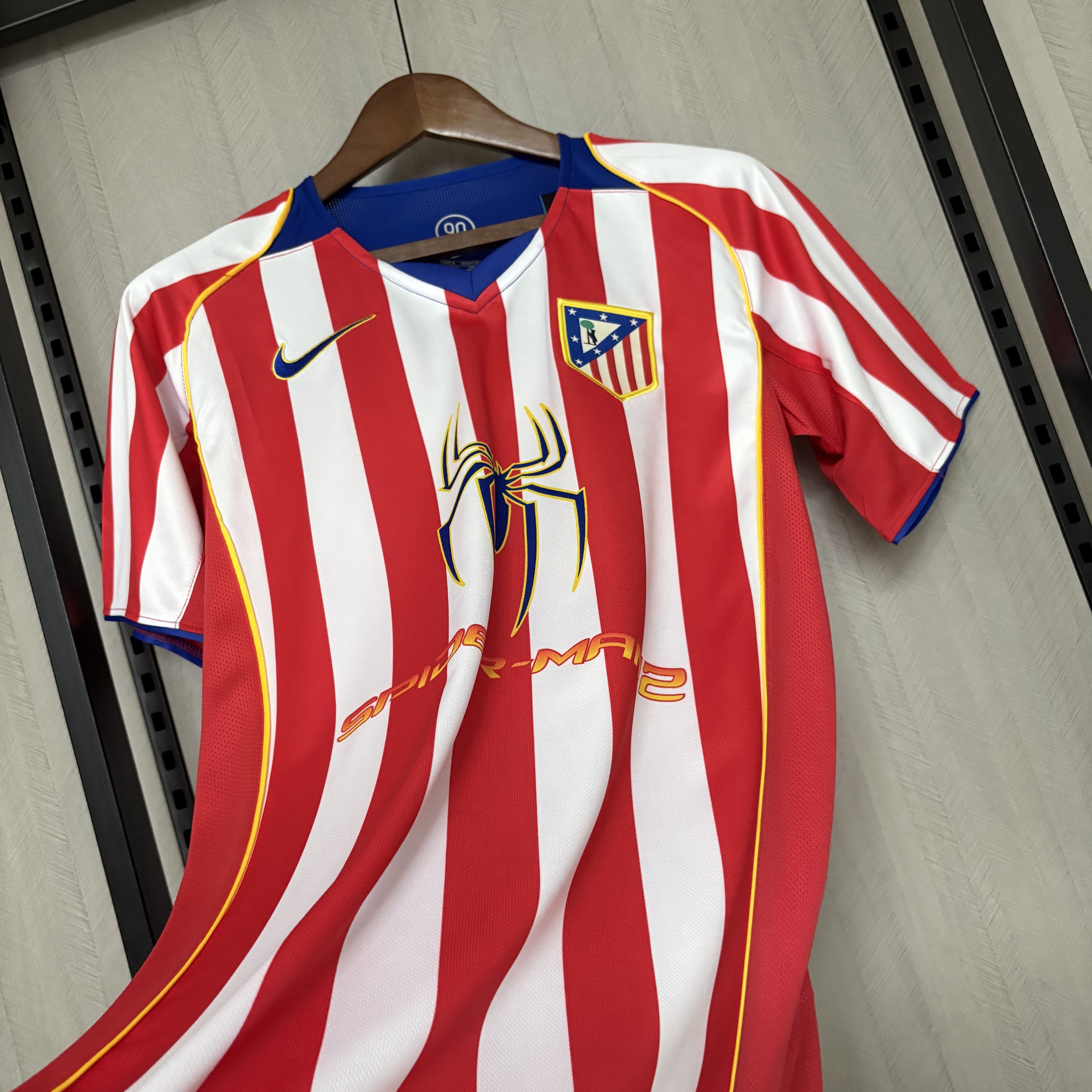 Atlético Madrid 2004 Mens Retro Home Jersey