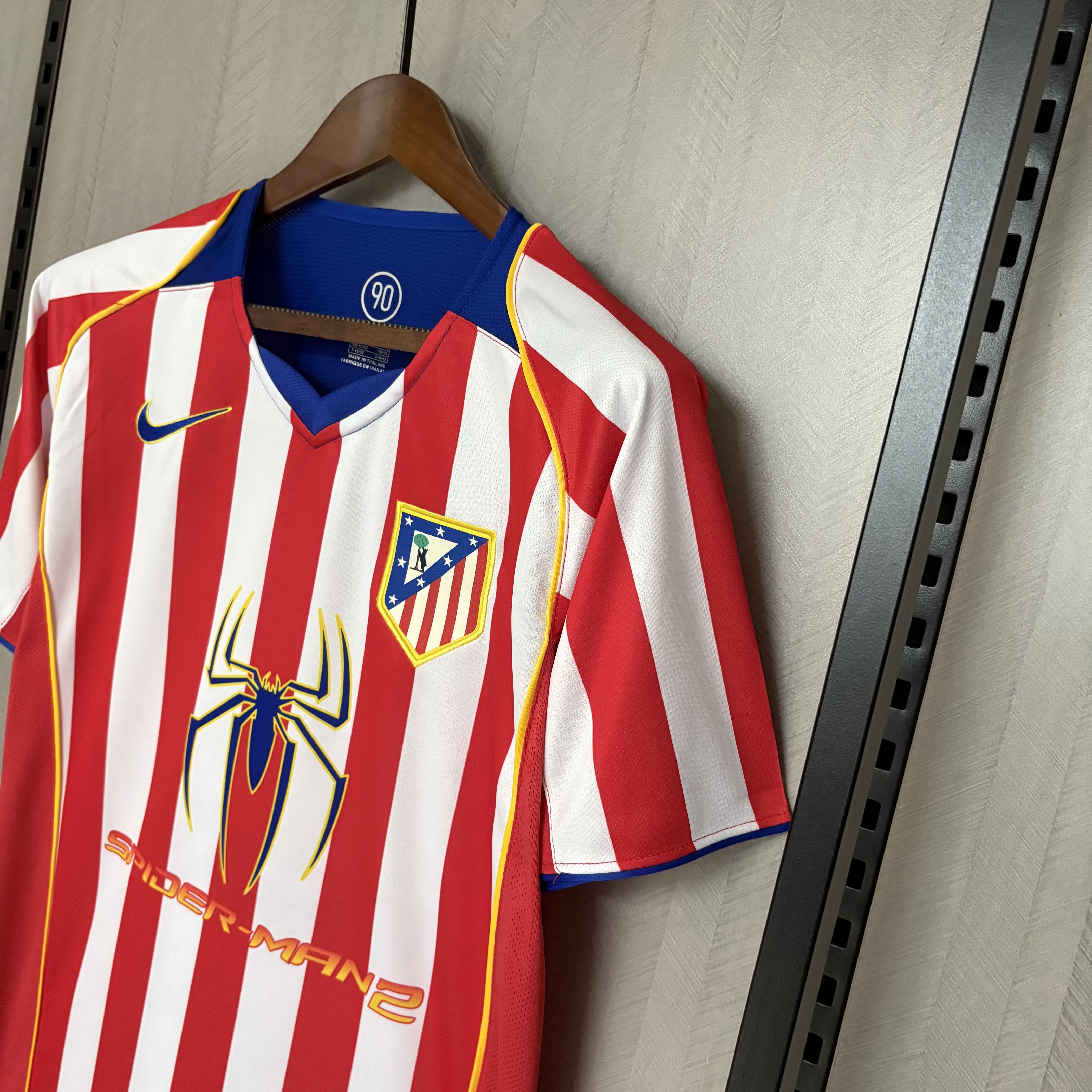 Atlético Madrid 2004 Mens Retro Home Jersey