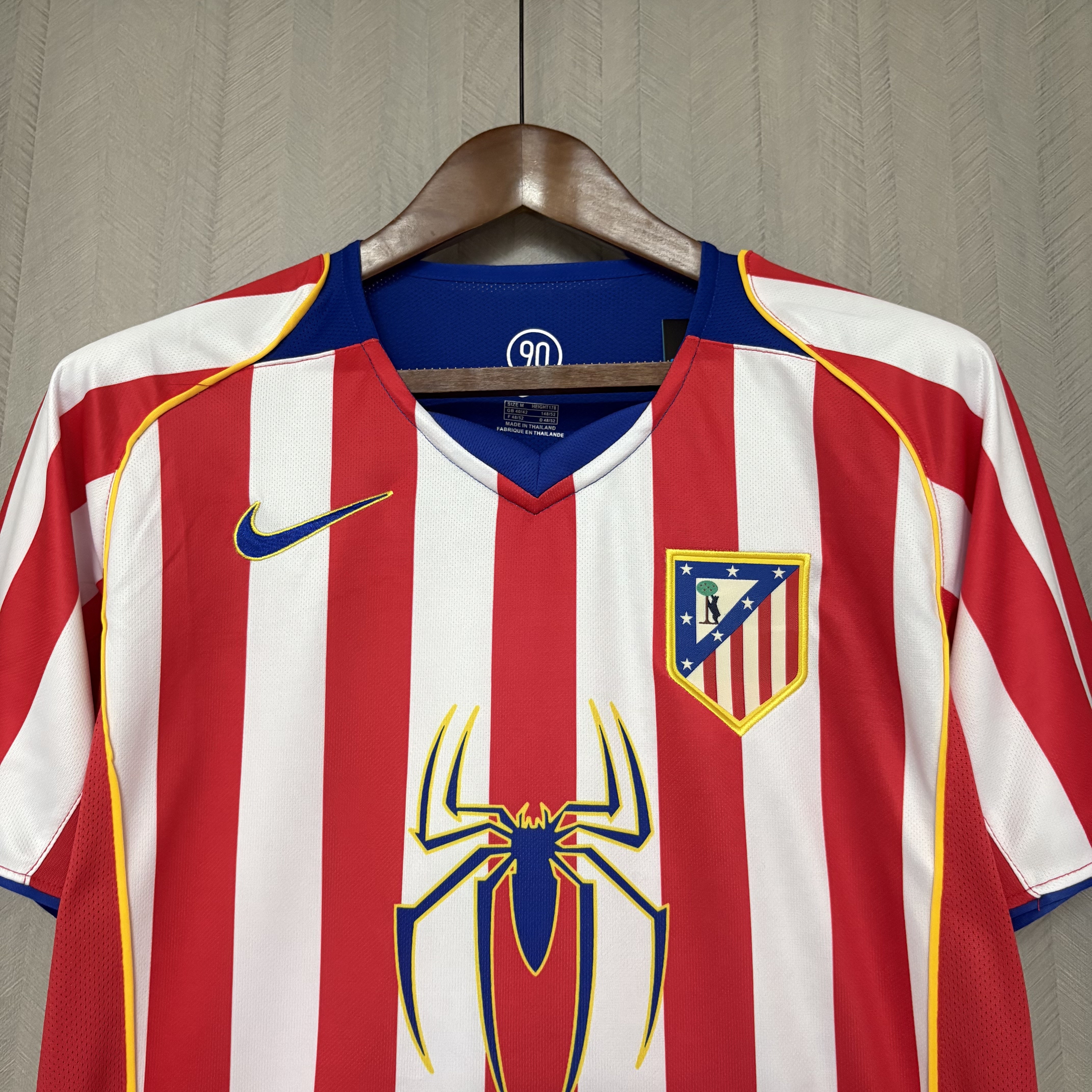 Atlético Madrid 2004 Mens Retro Home Jersey
