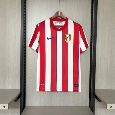 Atlético Madrid 2011/12 Mens Retro Champions League Edition Home Jersey 01