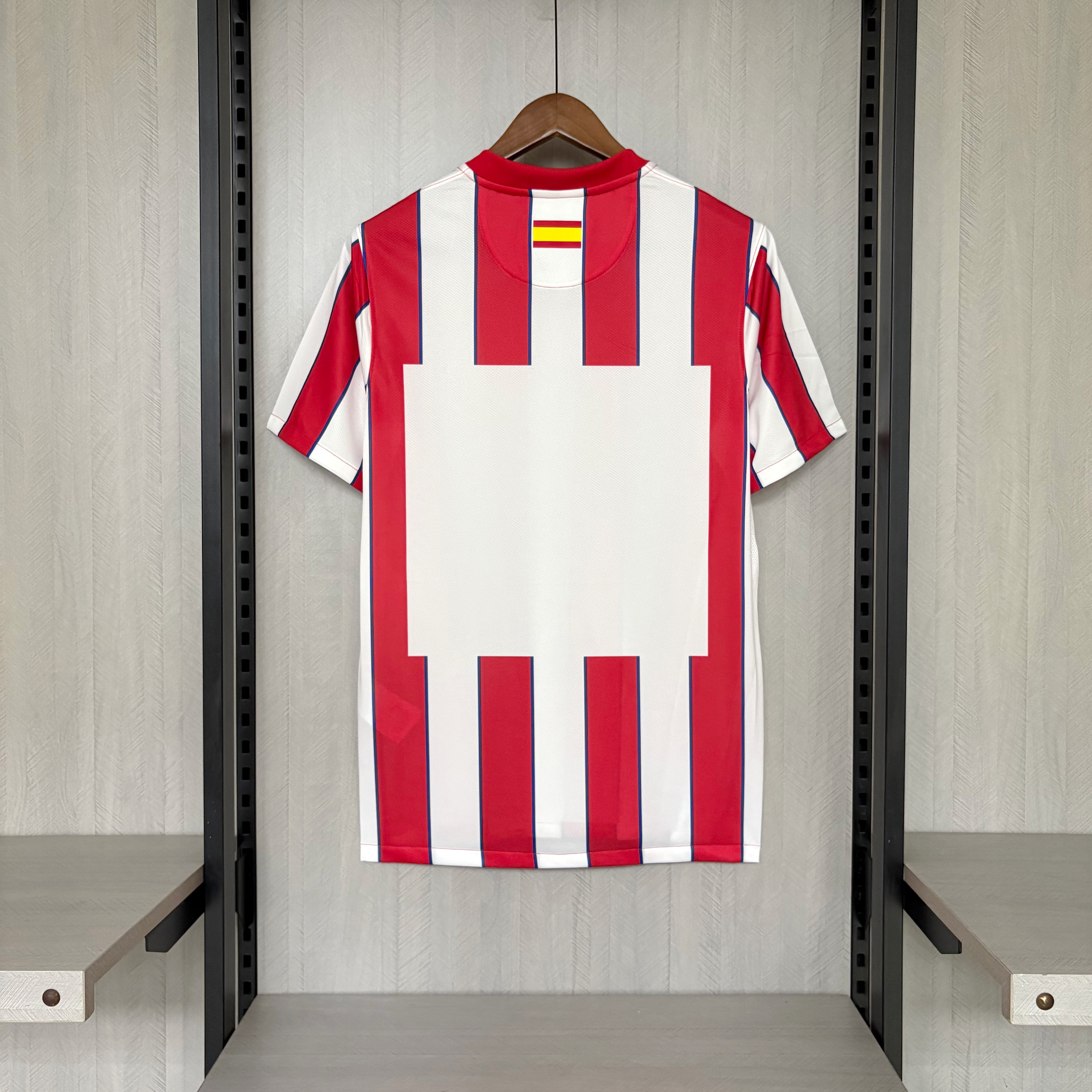 Atlético Madrid 2011/12 Mens Retro Champions League Edition Home Jersey