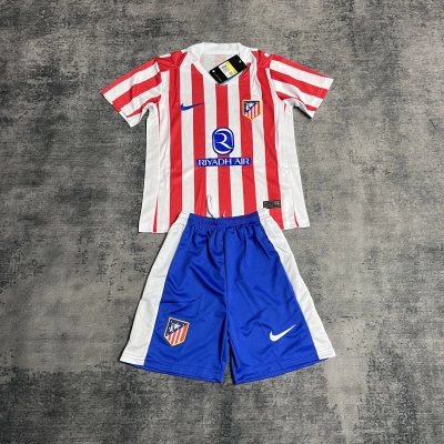 Atlético Madrid 2025/26 Kids Home Jersey 01