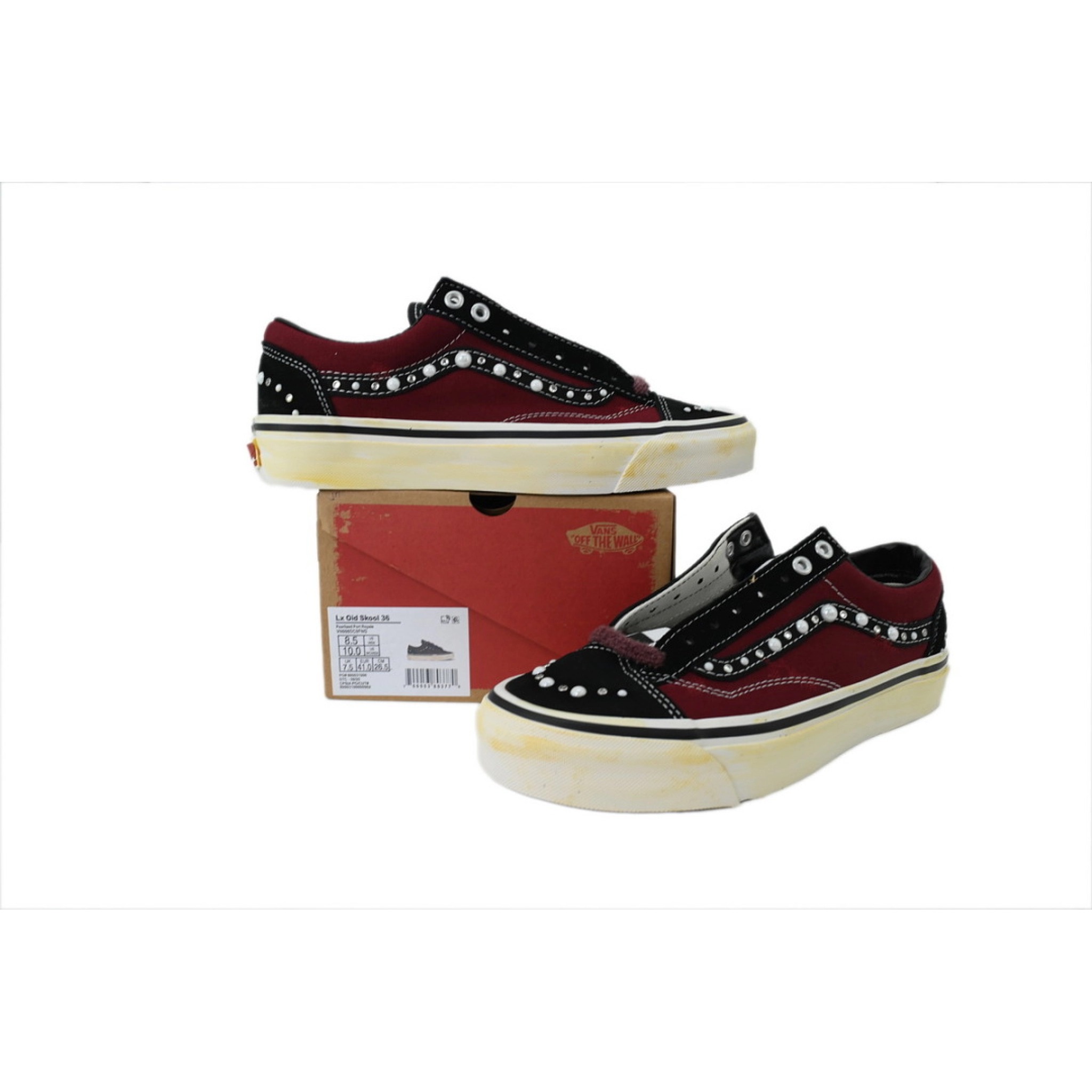 SATOSHI NAKAMOTO x Vans Old Skool Reissue 36 'Pearlized Port Royale' Comple x Con Exclusive